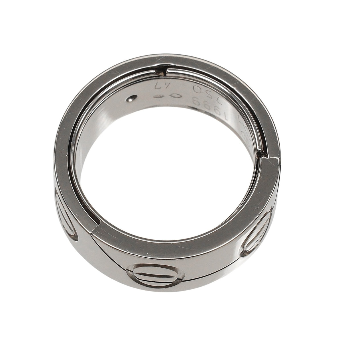 Cartier White Gold (18K) Band Ring (Pre-Owned)