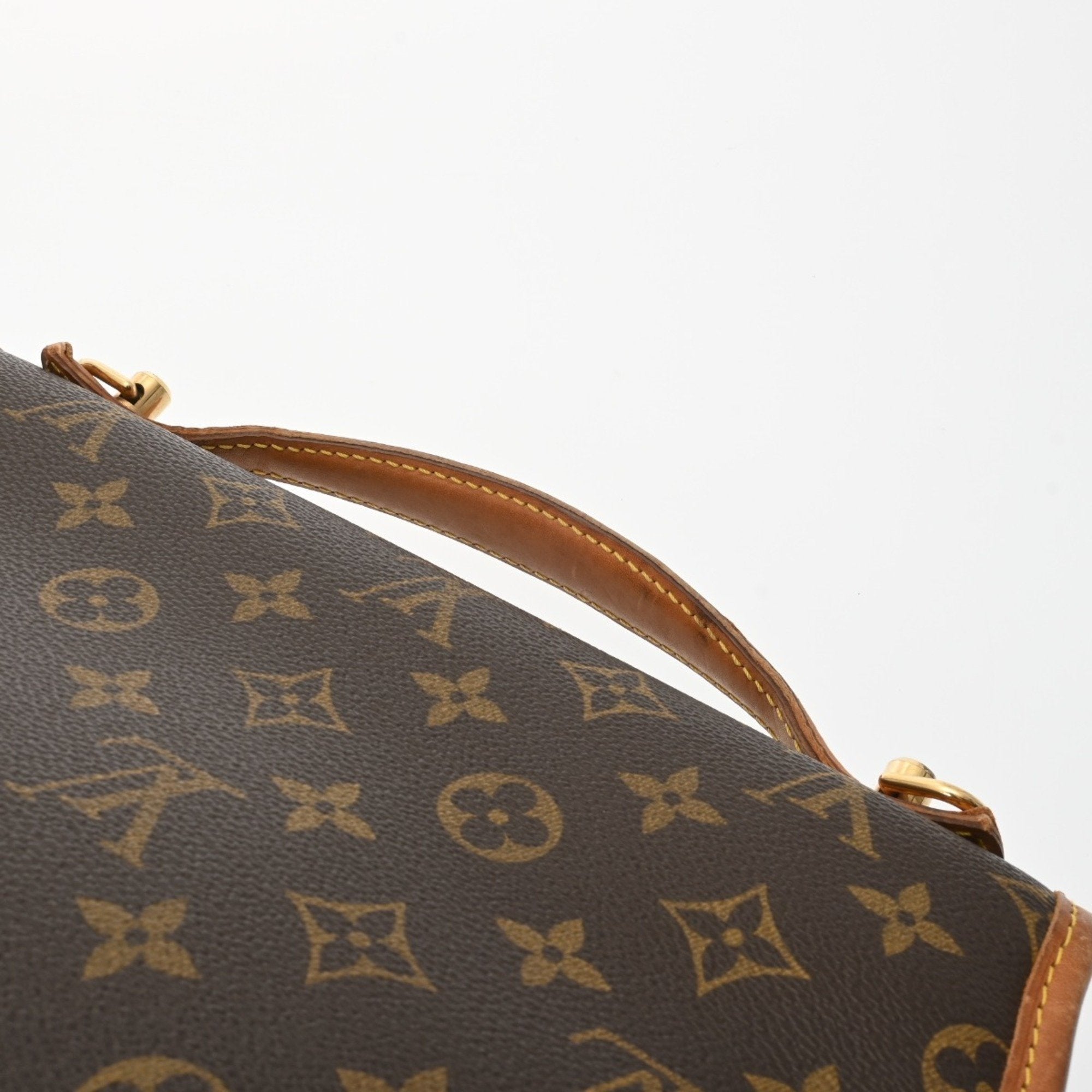 Louis Vuitton Brown Monogram Canvas Handbag (Pre-Owned)
