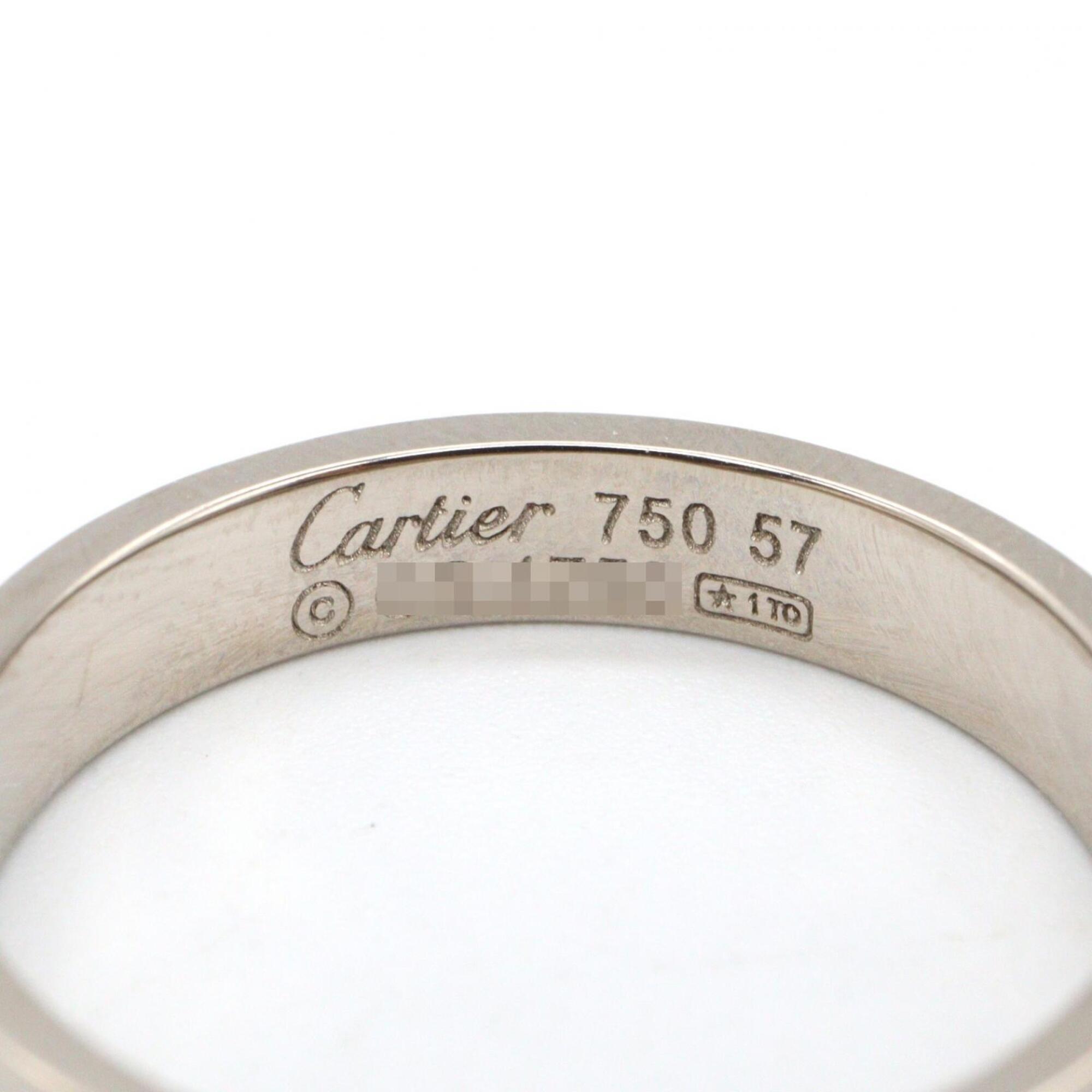 Cartier White Gold White Gold (18K) Band Ring (Pre-Owned)