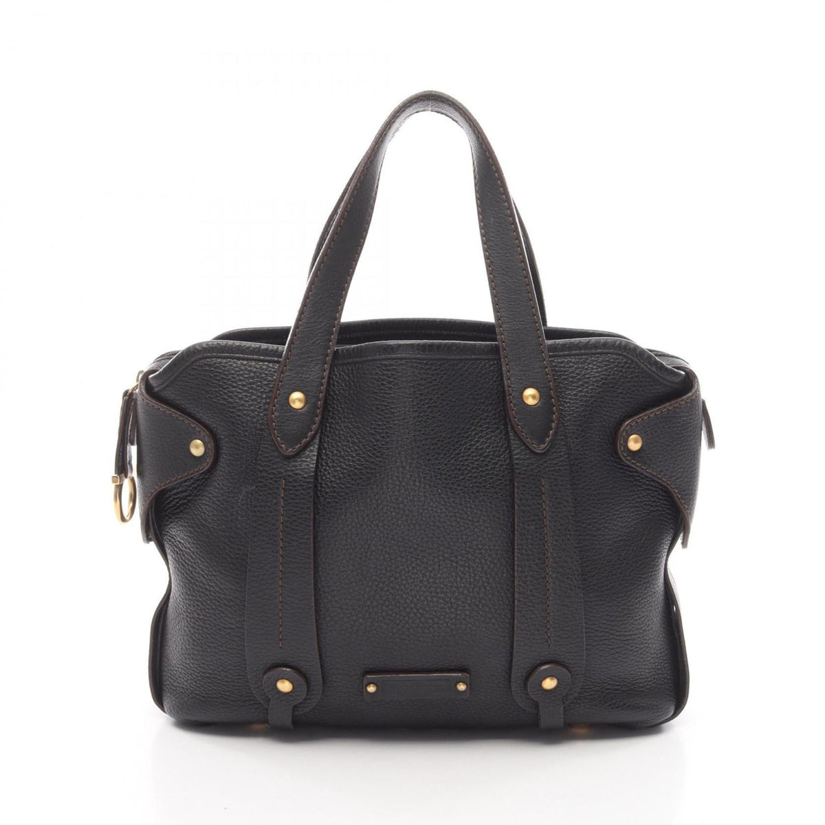 Salvatore Ferragamo Brown Leather Handbag (Pre-Owned)