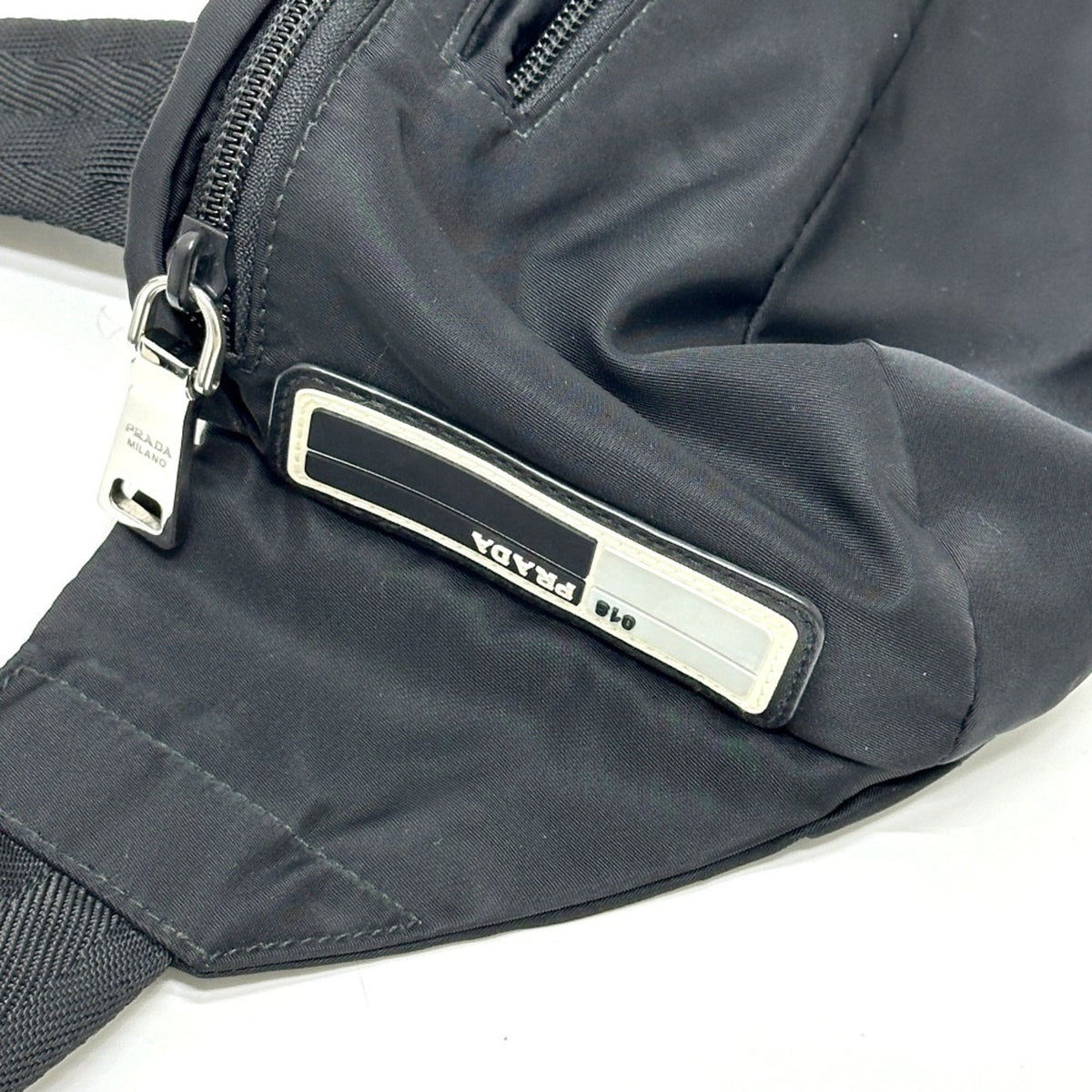 Prada Black Nylon Handbag Sling Bag (Pre-Owned)