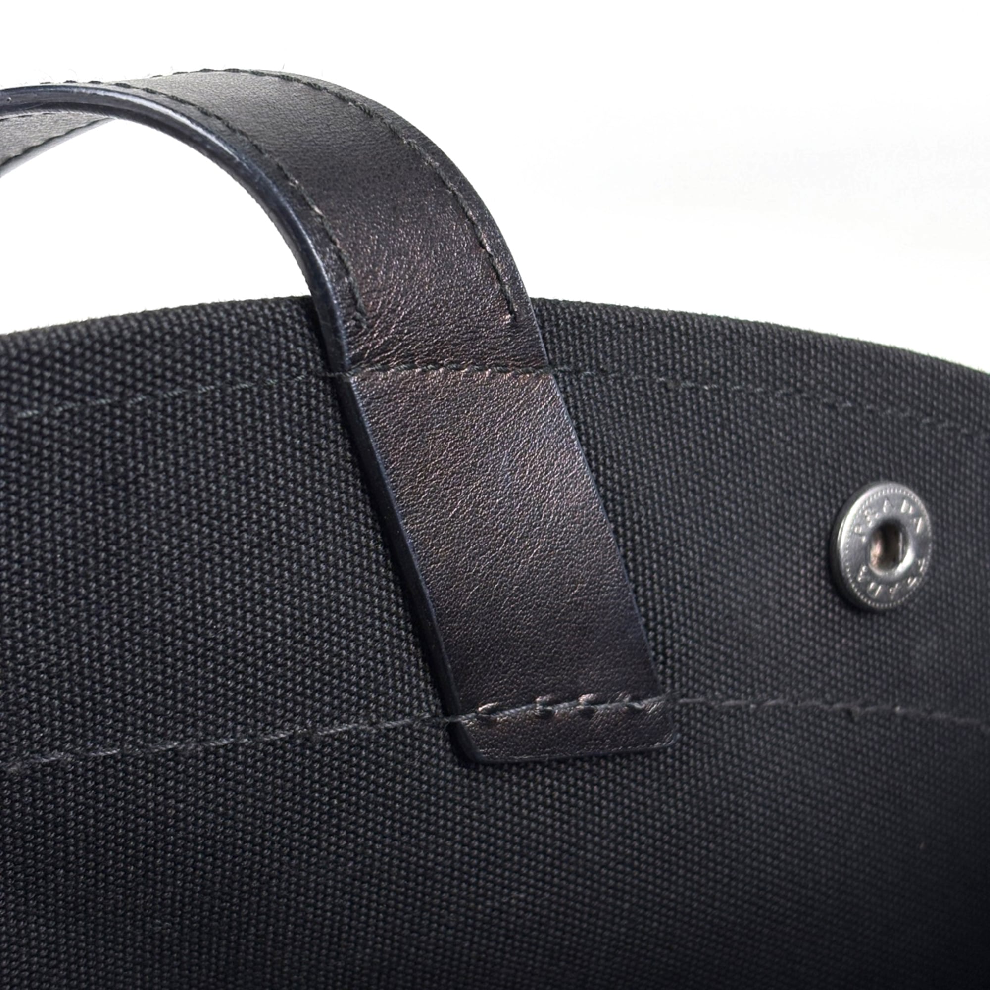 Prada Navy Denim Leather Tote Bag (Pre-Owned)