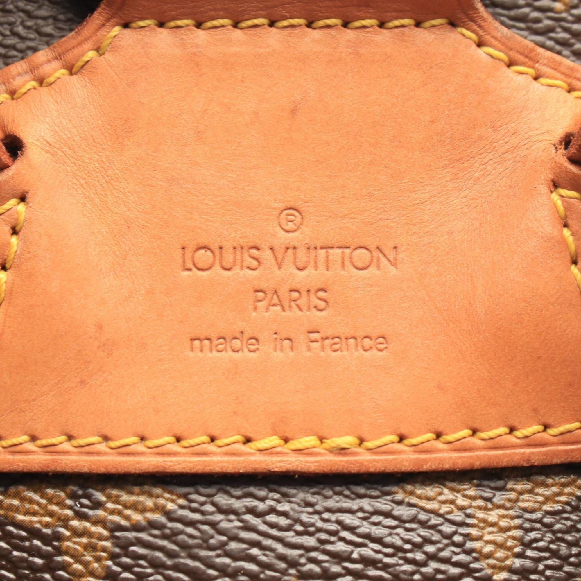 Louis Vuitton Brown Monogram Monogram Leather Backpack (Pre-Owned)