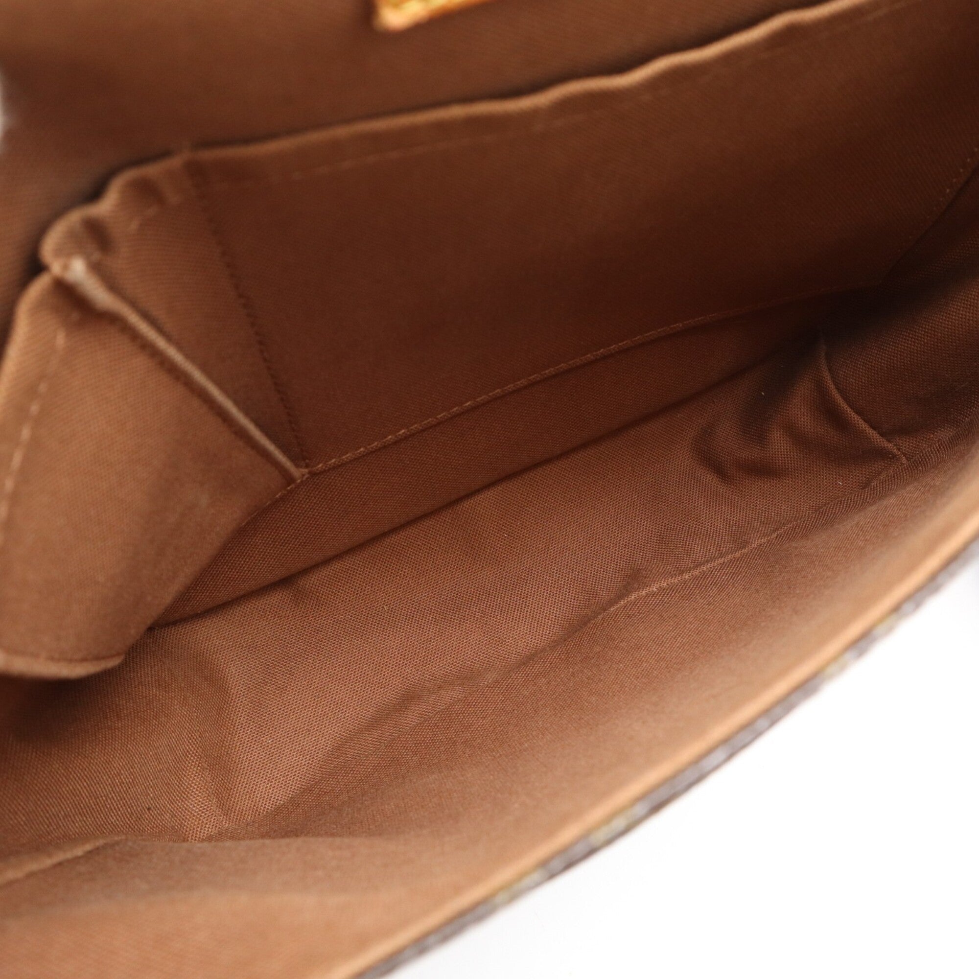 Louis Vuitton Beige Brown Monogram Shoulder Bag (Pre-Owned)
