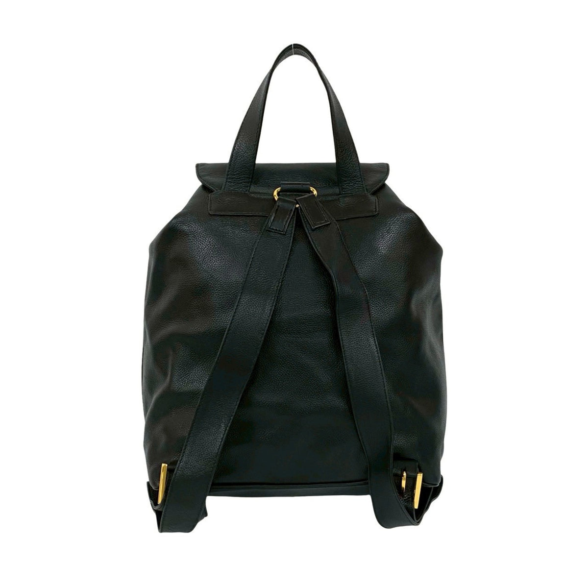 Tiffany Black Leather Backpack (Pre-Owned)
