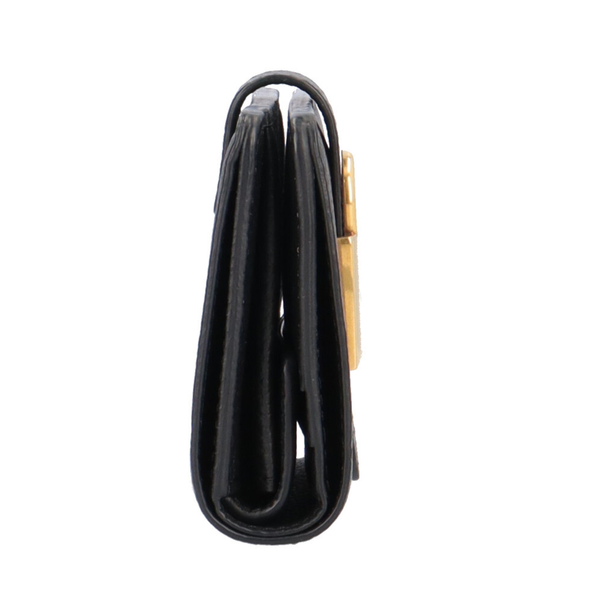 Louis Vuitton Black Noir Leather Wallet (Bi-Fold) (Pre-Owned)