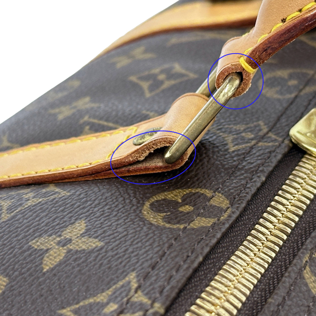 Louis Vuitton Brown Monogram Canvas Boston Bag (Pre-Owned)