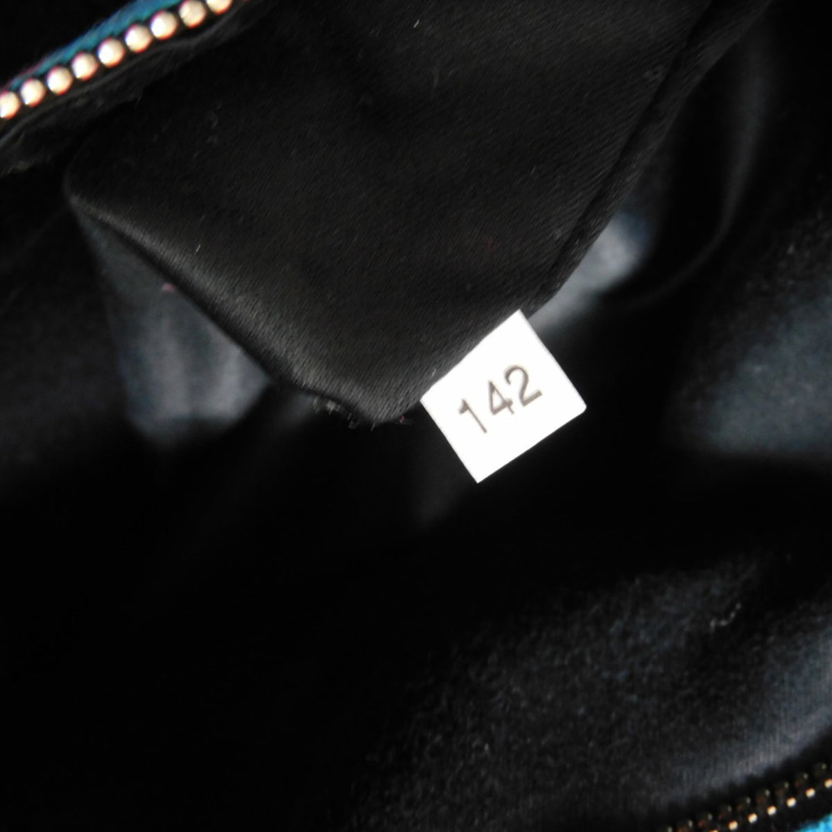 Miu Miu Blue Cotton Tote Bag (Pre-Owned)