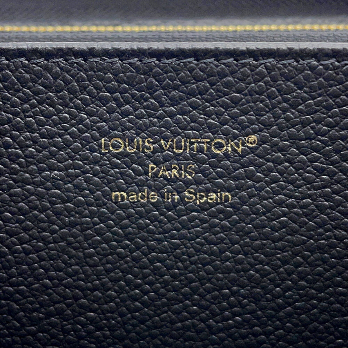 Louis Vuitton Monogram Empreinte Black Noir Monogram Empreinte Long Wallet (Bi-Fold) (Pre-Owned)