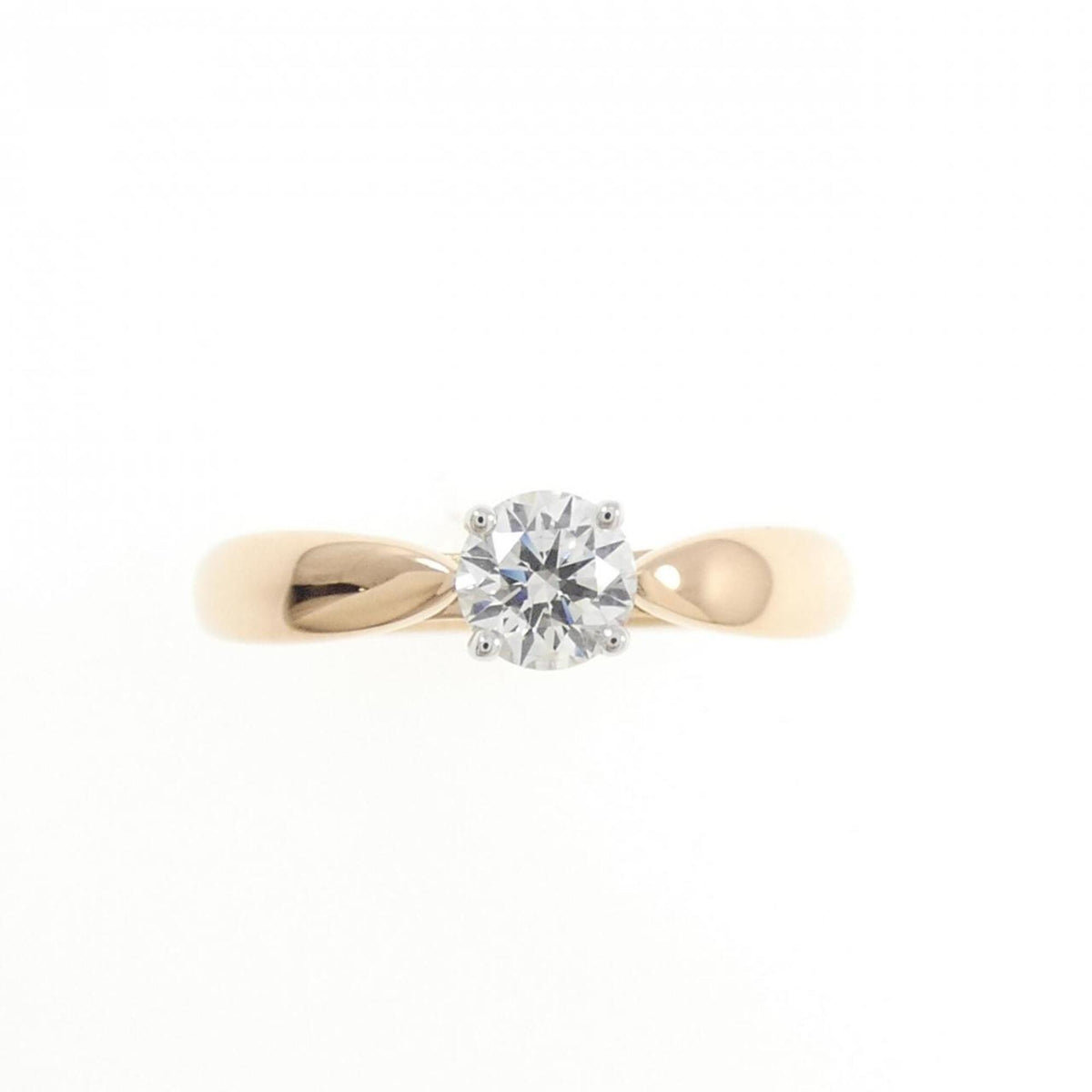Tiffany Pink Gold (18K) Platinum 950 Band Ring (Pre-Owned)