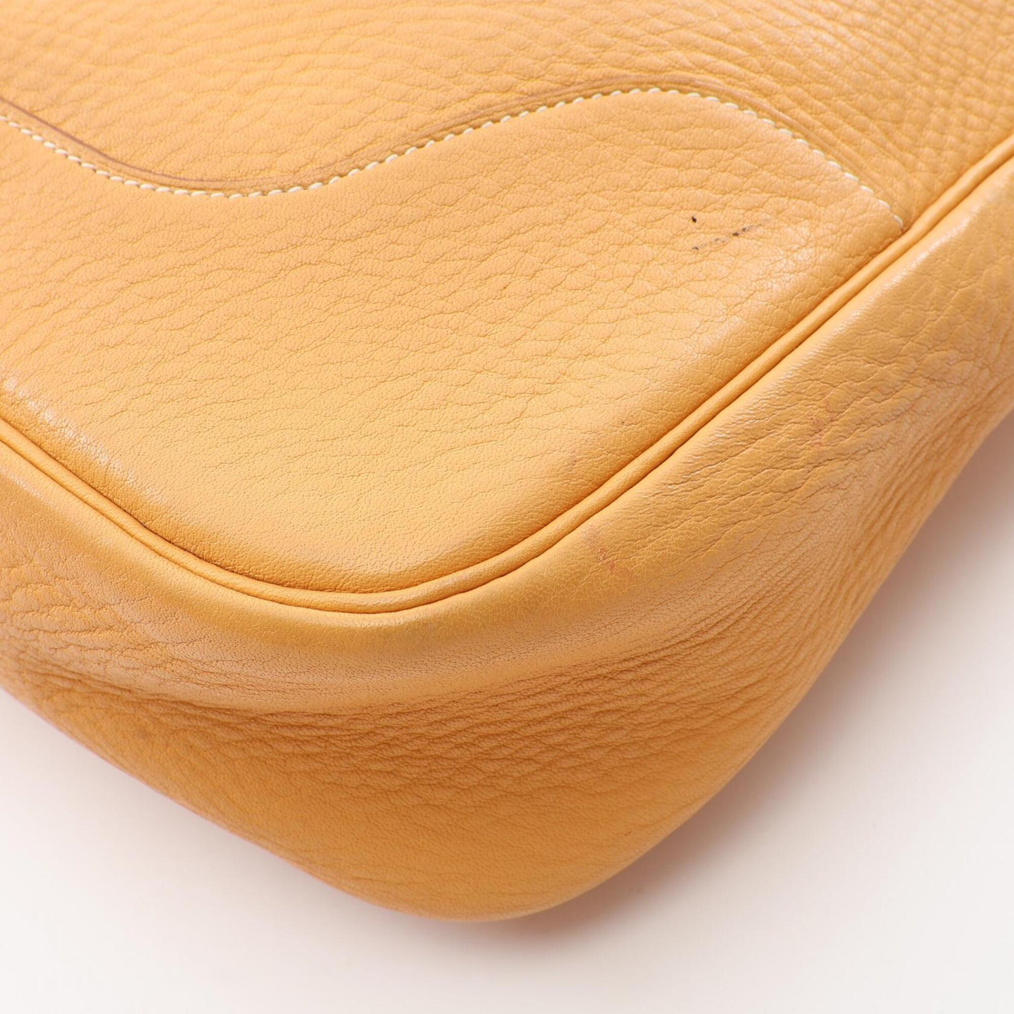 Hermes Brown Saffron Taurillon Clemence Leather Shoulder Bag (Pre-Owned)