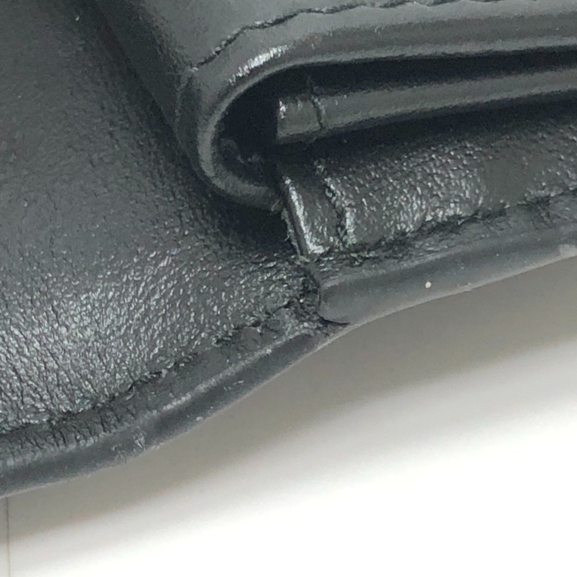 Prada Black Leather Wallet (Bi-Fold) (Pre-Owned)