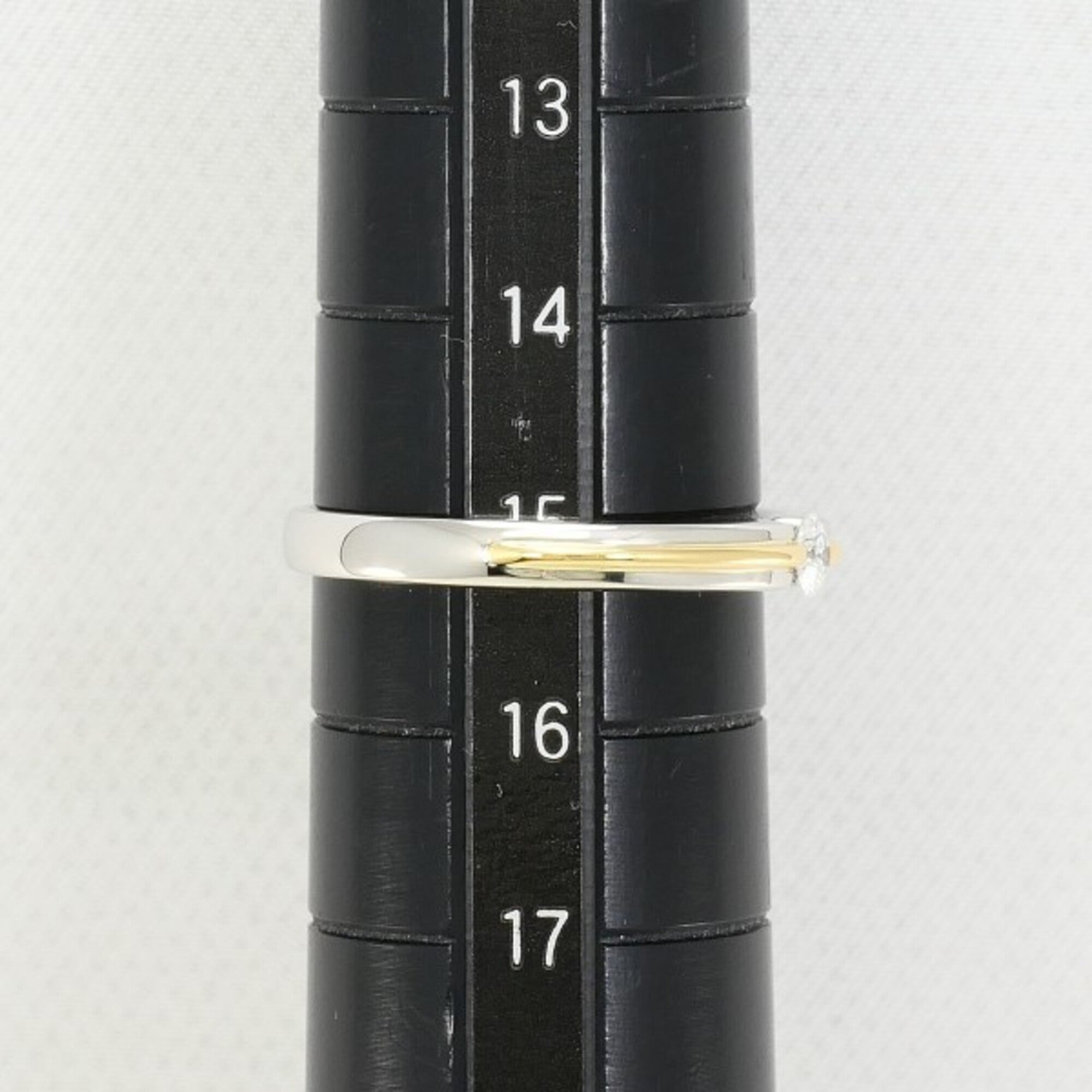 Unbranded Platinum Yellow Gold Yellow Gold (18K) Platinum 900 Band Ring (Pre-Owned)