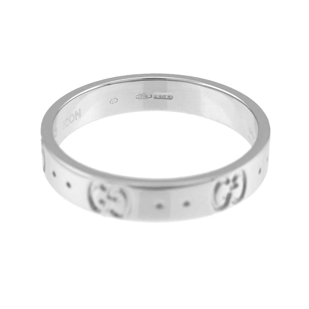 Gucci White Gold (18K) Band Ring (Pre-Owned)