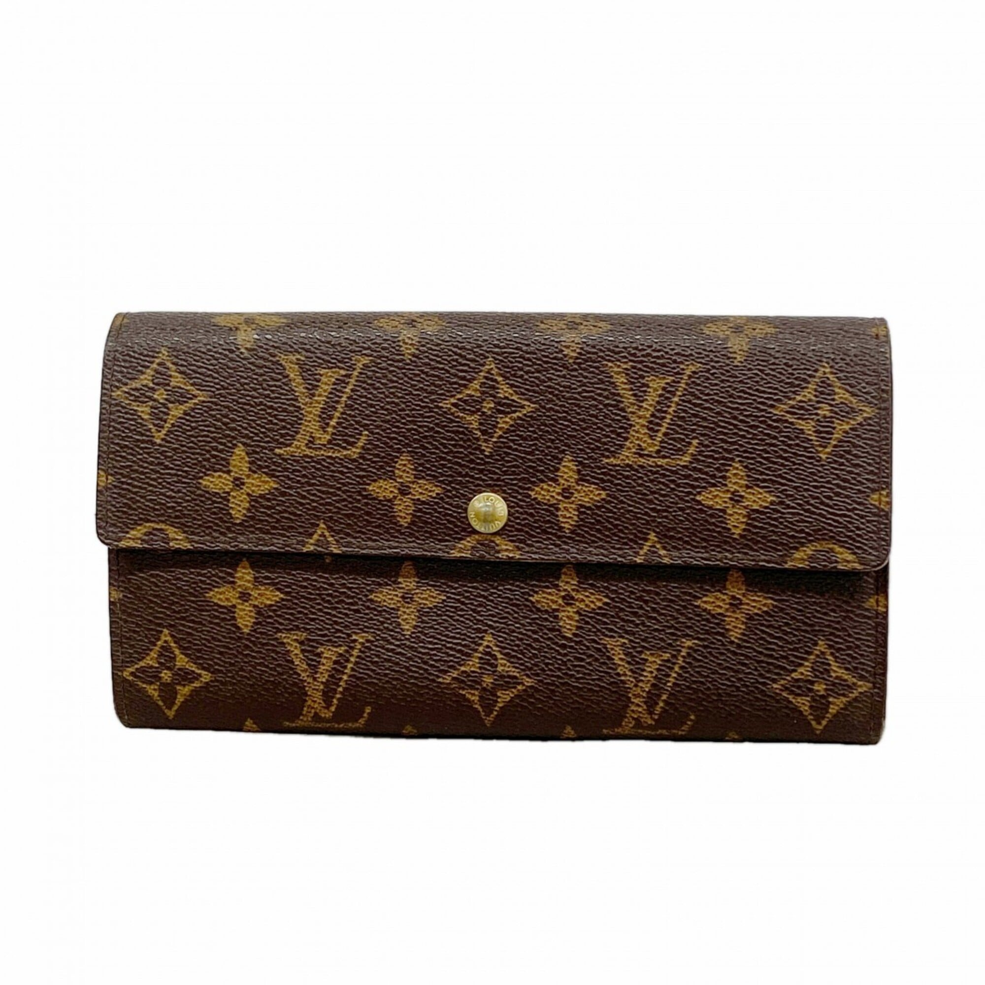 Louis Vuitton Brown Long Wallet (Bi-Fold) (Pre-Owned)