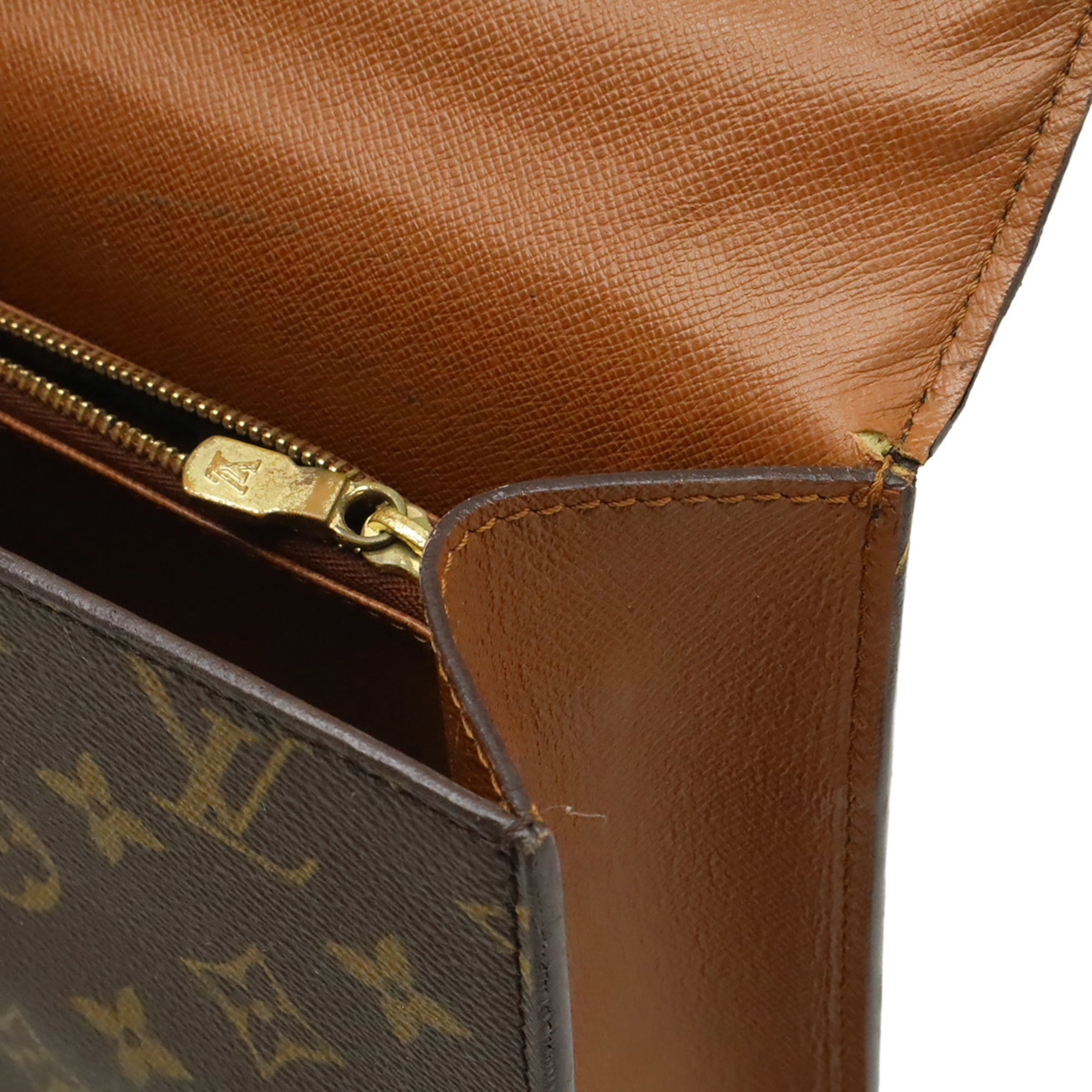 Louis Vuitton Brown Monogram Canvas Pvc Coated Canvas Handbag (Pre-Owned)
