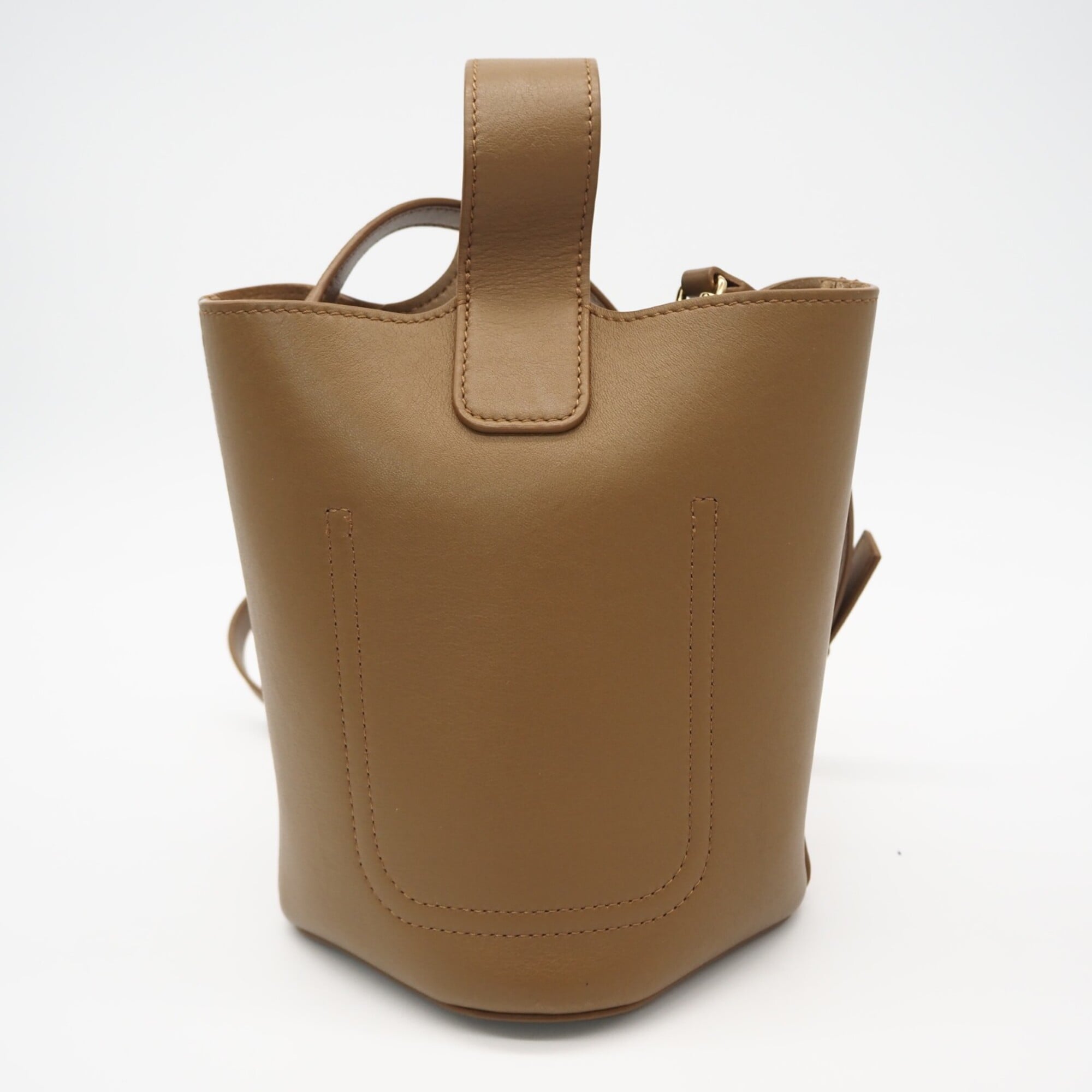 Loewe Brown Leather Handbag Shoulder Bag (Pre-Owned)