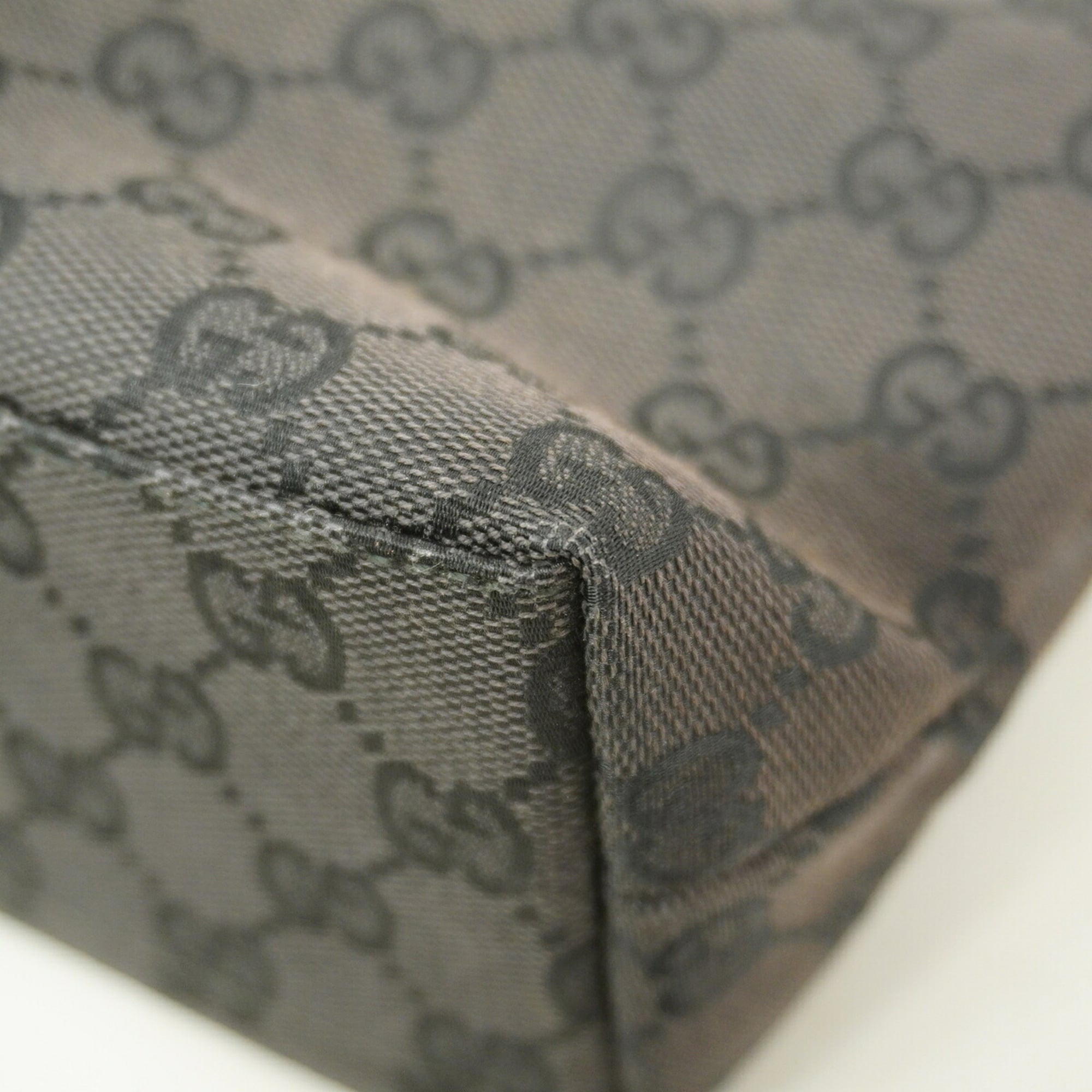 Gucci Black Canvas Handbag (Pre-Owned)