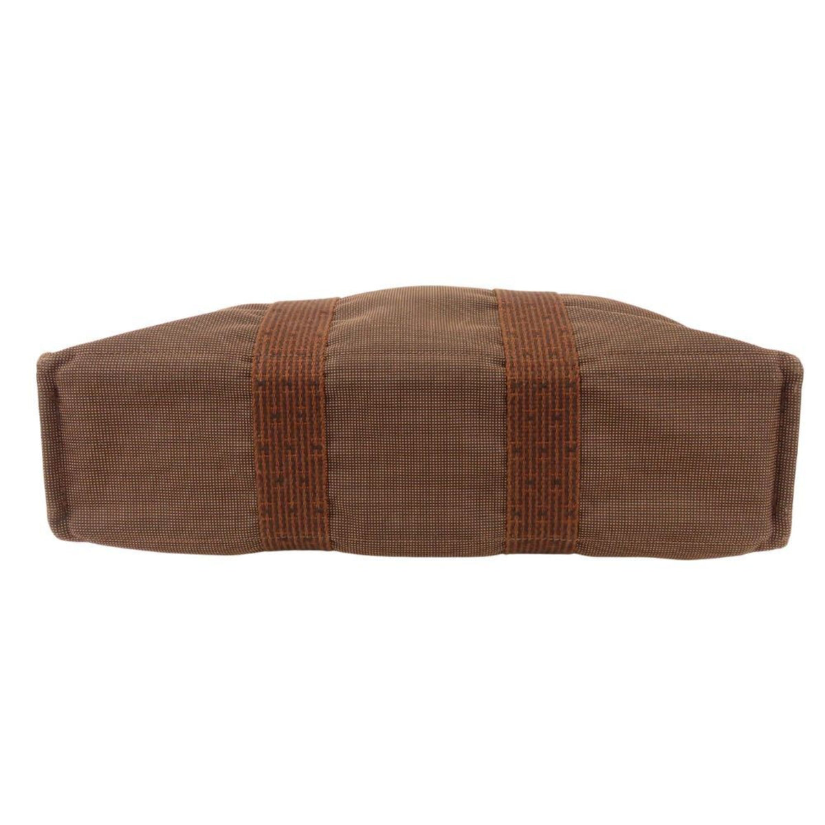 Hermes Brown Polyester Tote Bag (Pre-Owned)
