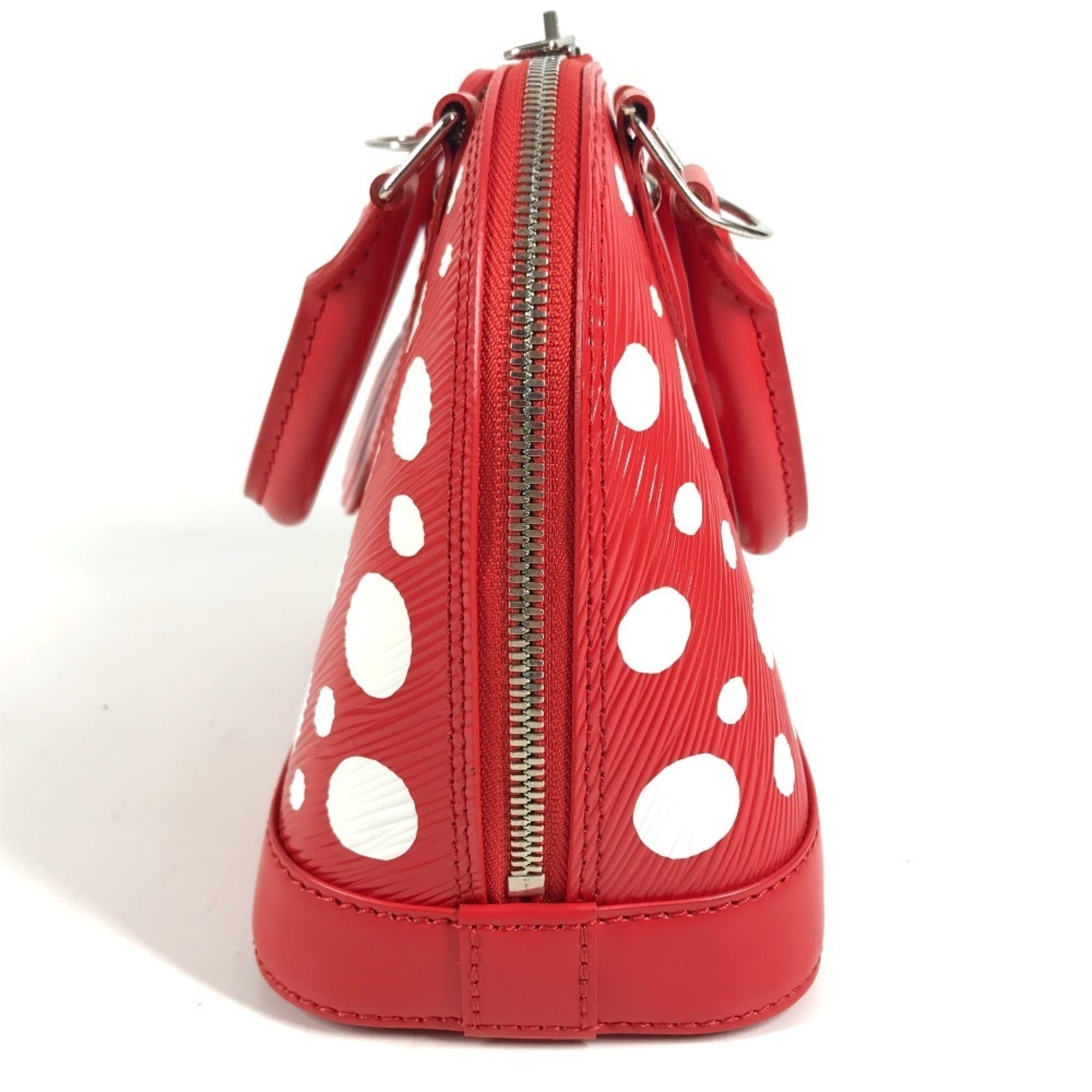Louis Vuitton Yayoi Kusama Red Color White Epi Leather Handbag Shoulder Bag (Pre-Owned)