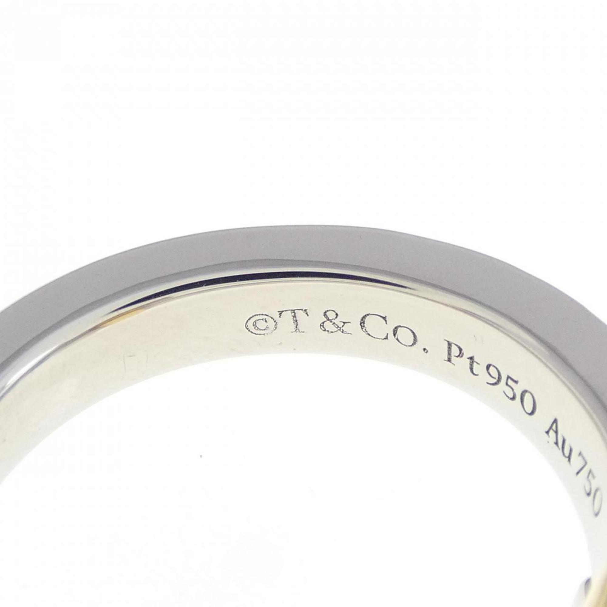 Tiffany Platinum Yellow Gold Platinum Yellow Gold (18K) Band Ring (Pre-Owned)