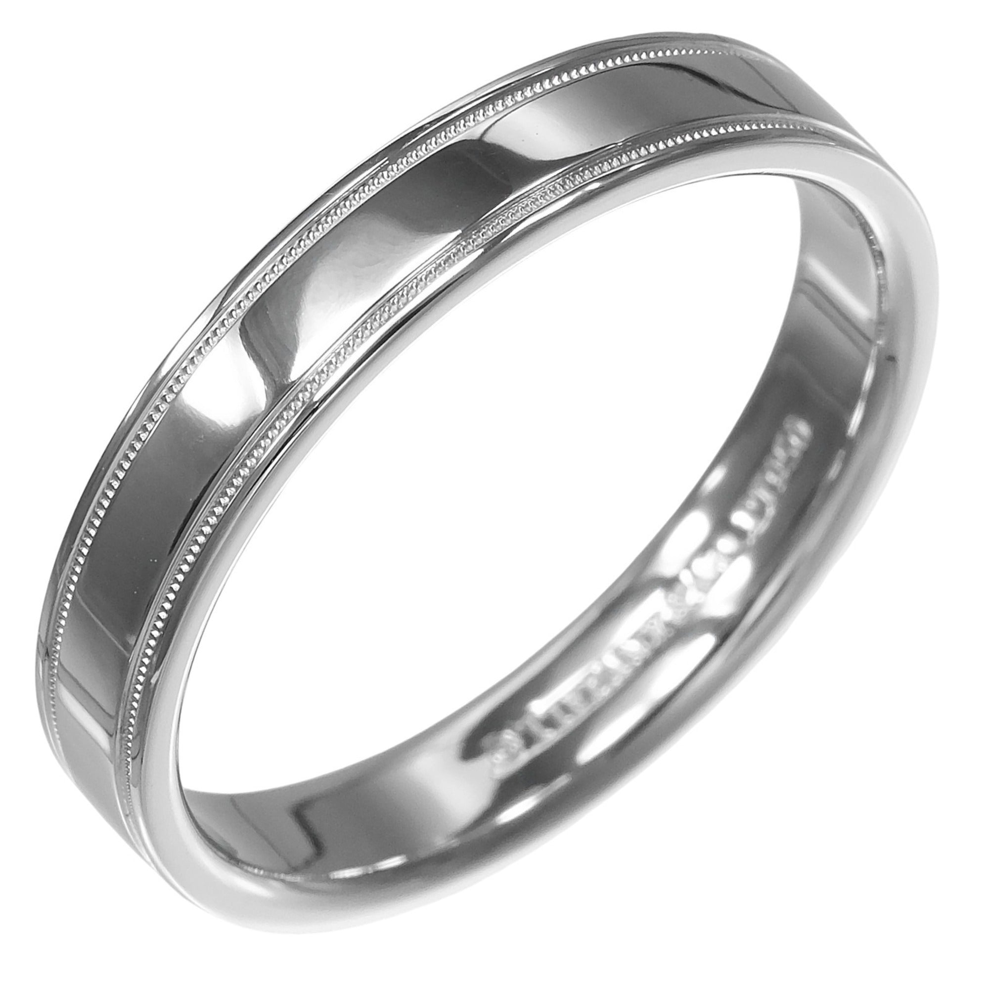 Tiffany Platinum 950 Band Ring (Pre-Owned)