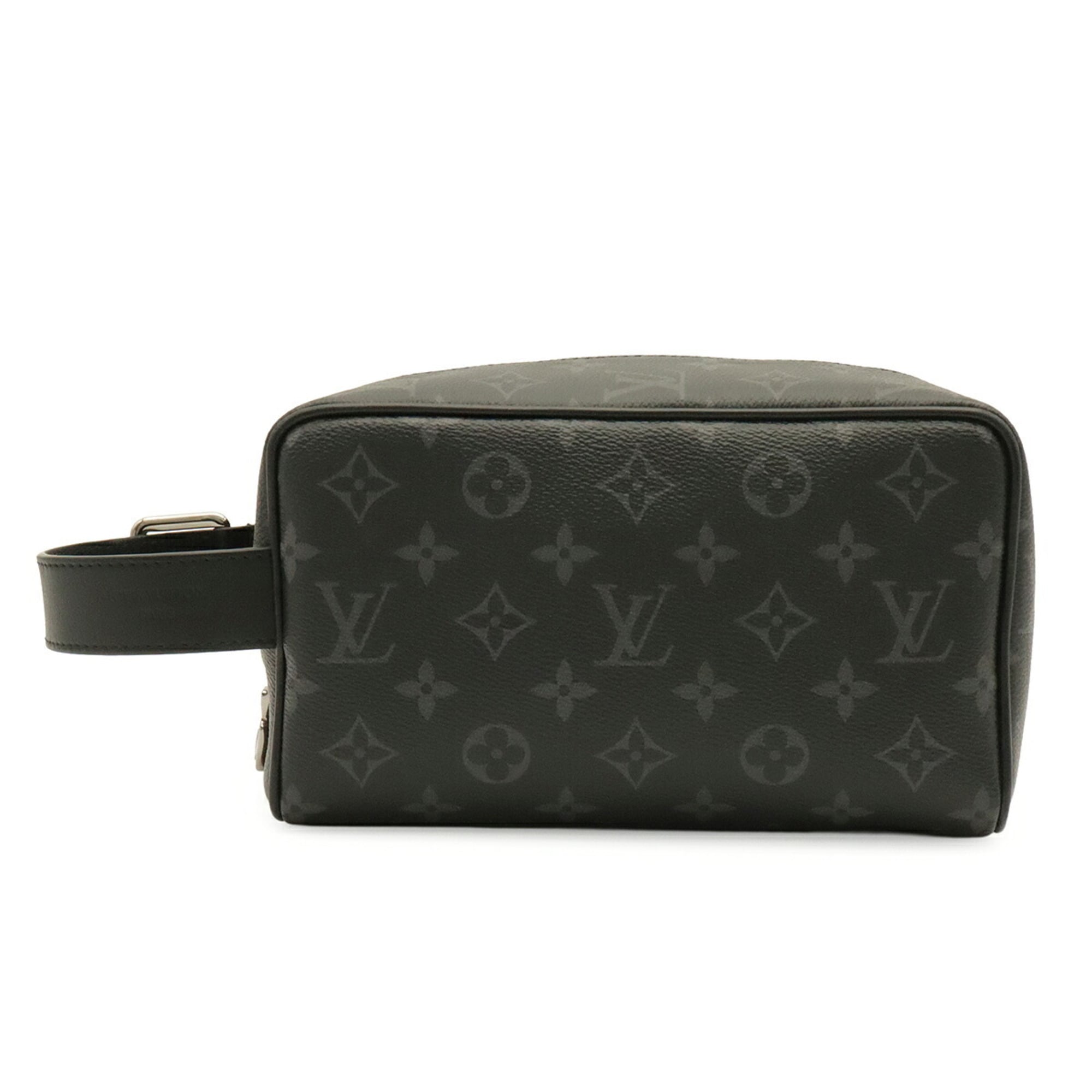Louis Vuitton Black Gray Monogram Eclipse Clutch Bag Handbag Pouch (Pre-Owned)