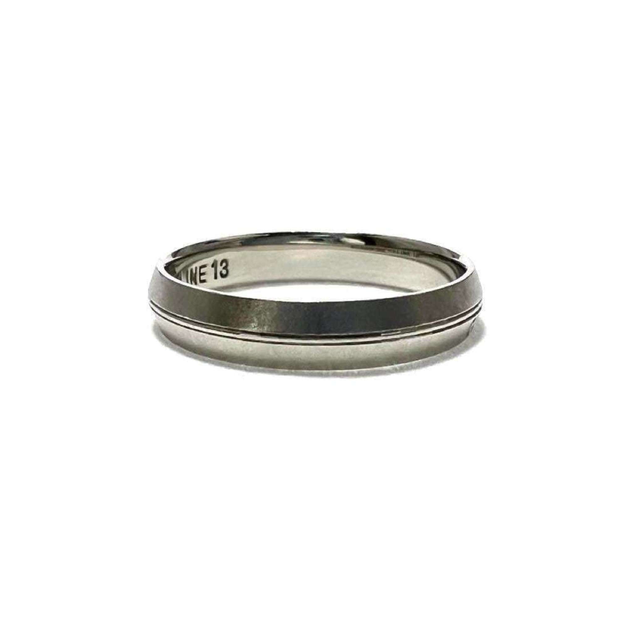 Celine Platinum 850 Band Ring (Pre-Owned)
