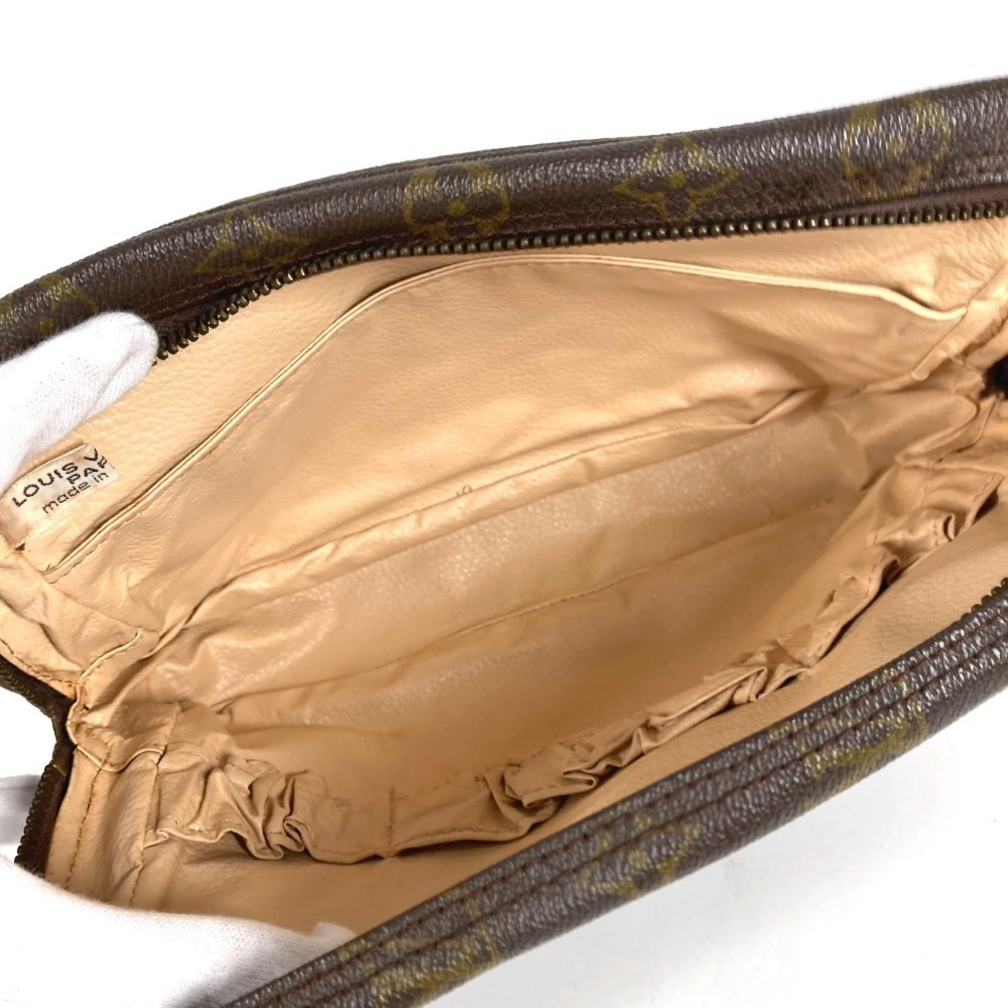 Louis Vuitton Brown Monogram Pouch (Pre-Owned)