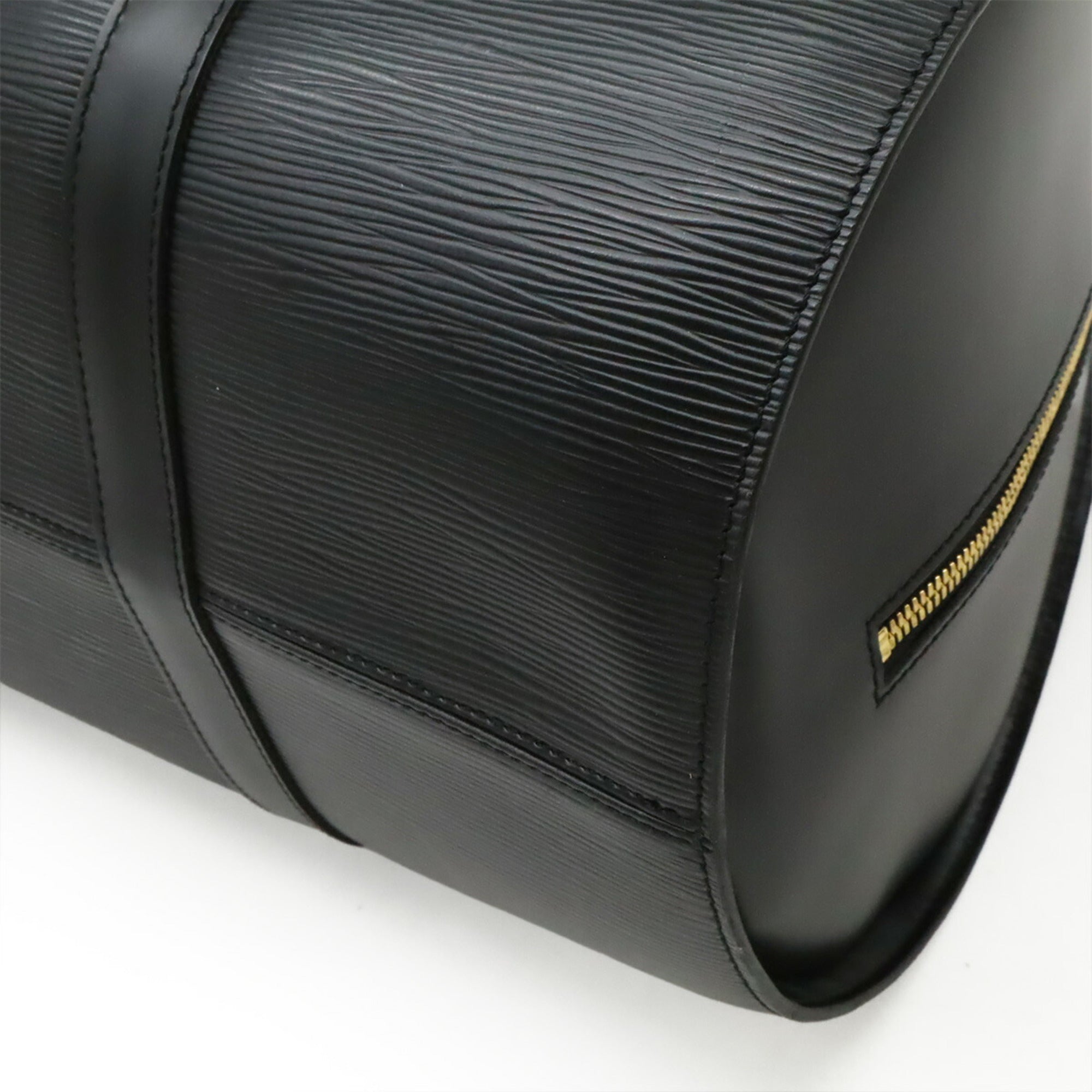 Louis Vuitton Noir Epi Leather Boston Bag Shoulder Bag (Pre-Owned)