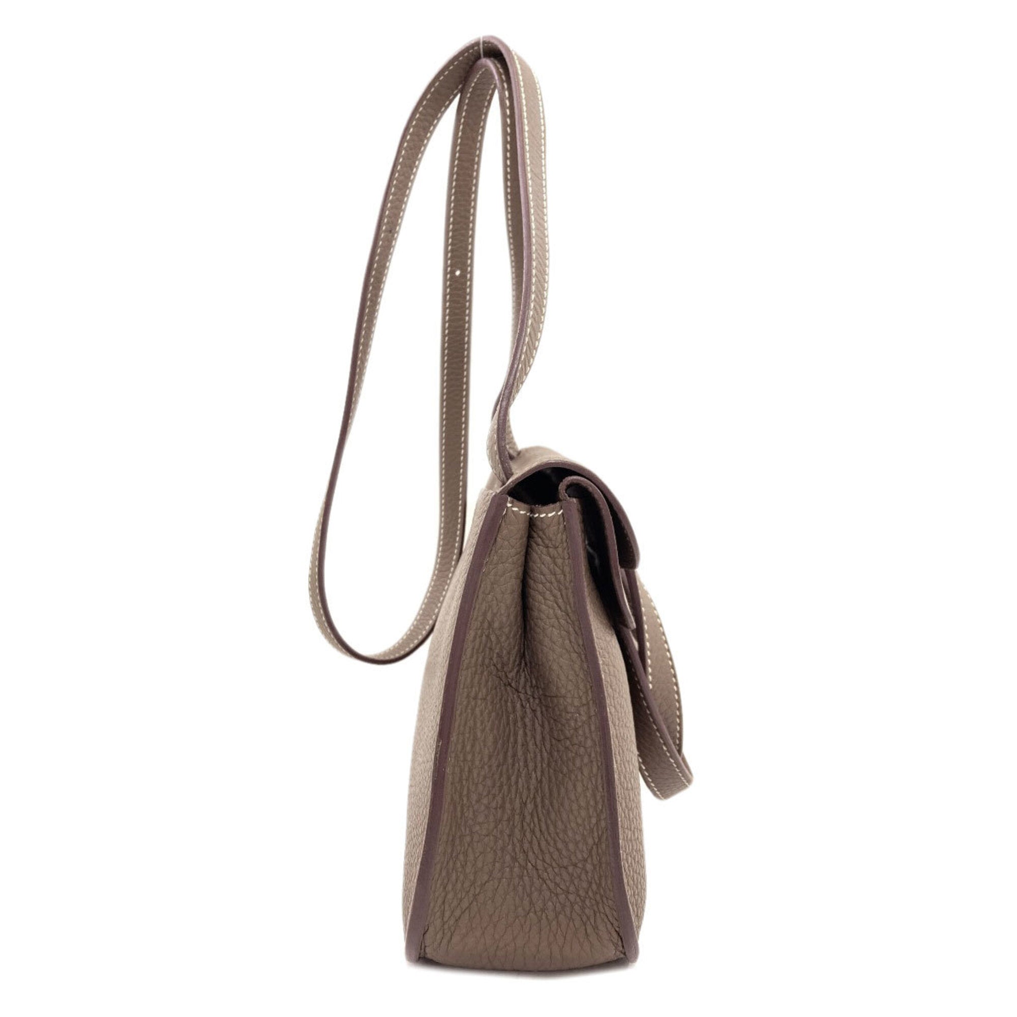 Hermes Etoupe Gray Handbag (Pre-Owned)