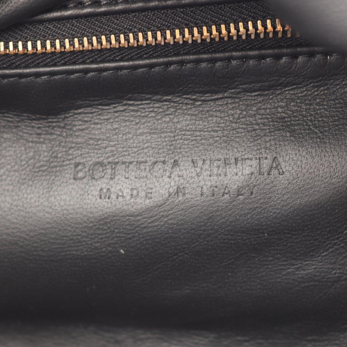 Bottega Veneta Black Leather Fanny Pack Pouch (Pre-Owned)