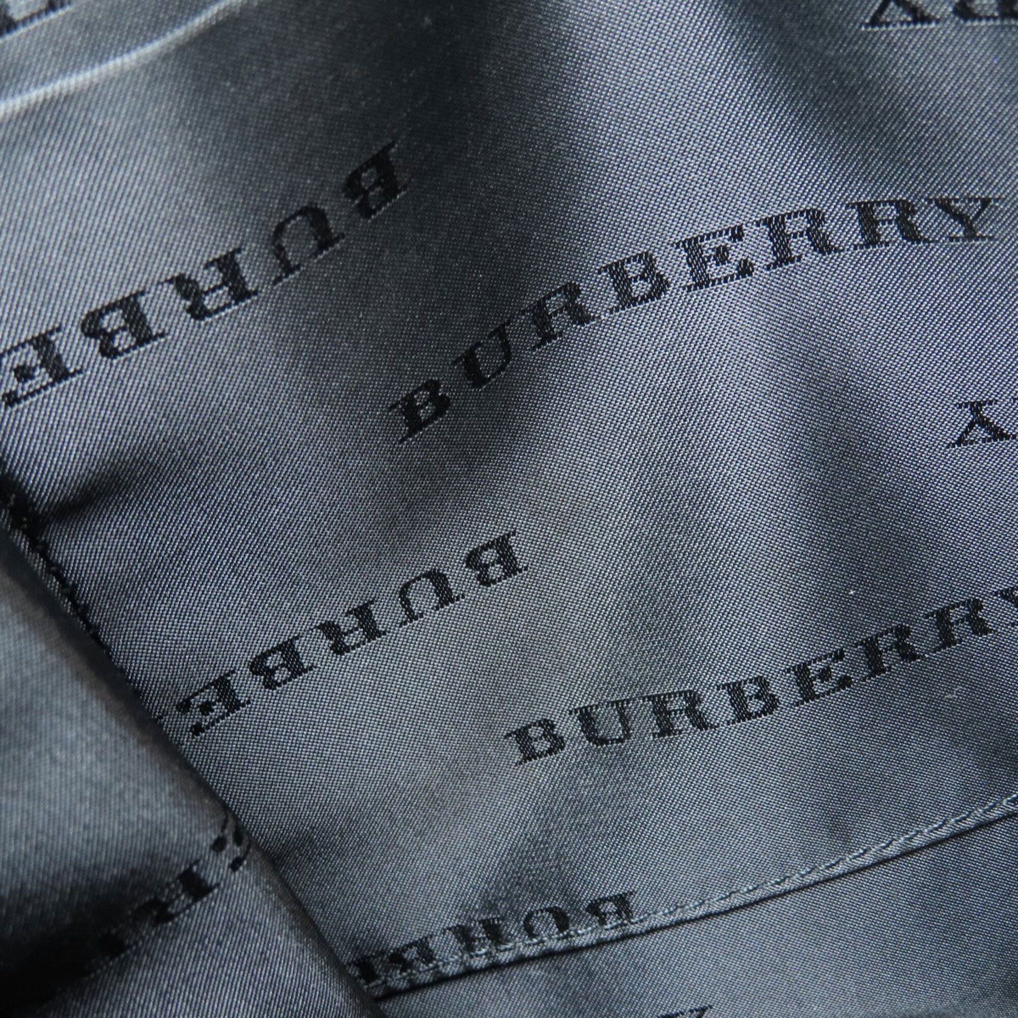 Burberry Beige Brown Canvas Leather Shoulder Bag (Pre-Owned)