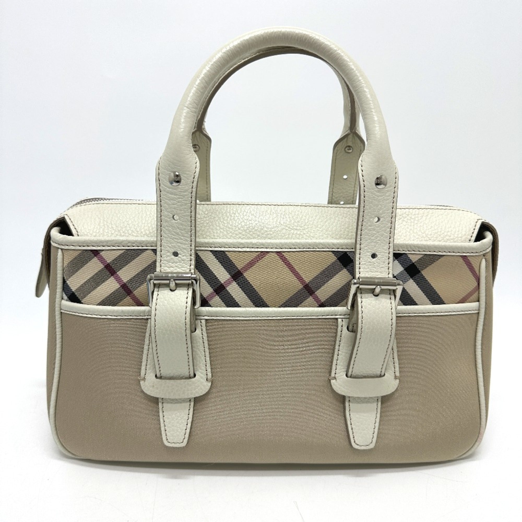 Burberry Beige Cloth Handbag (Pre-Owned)