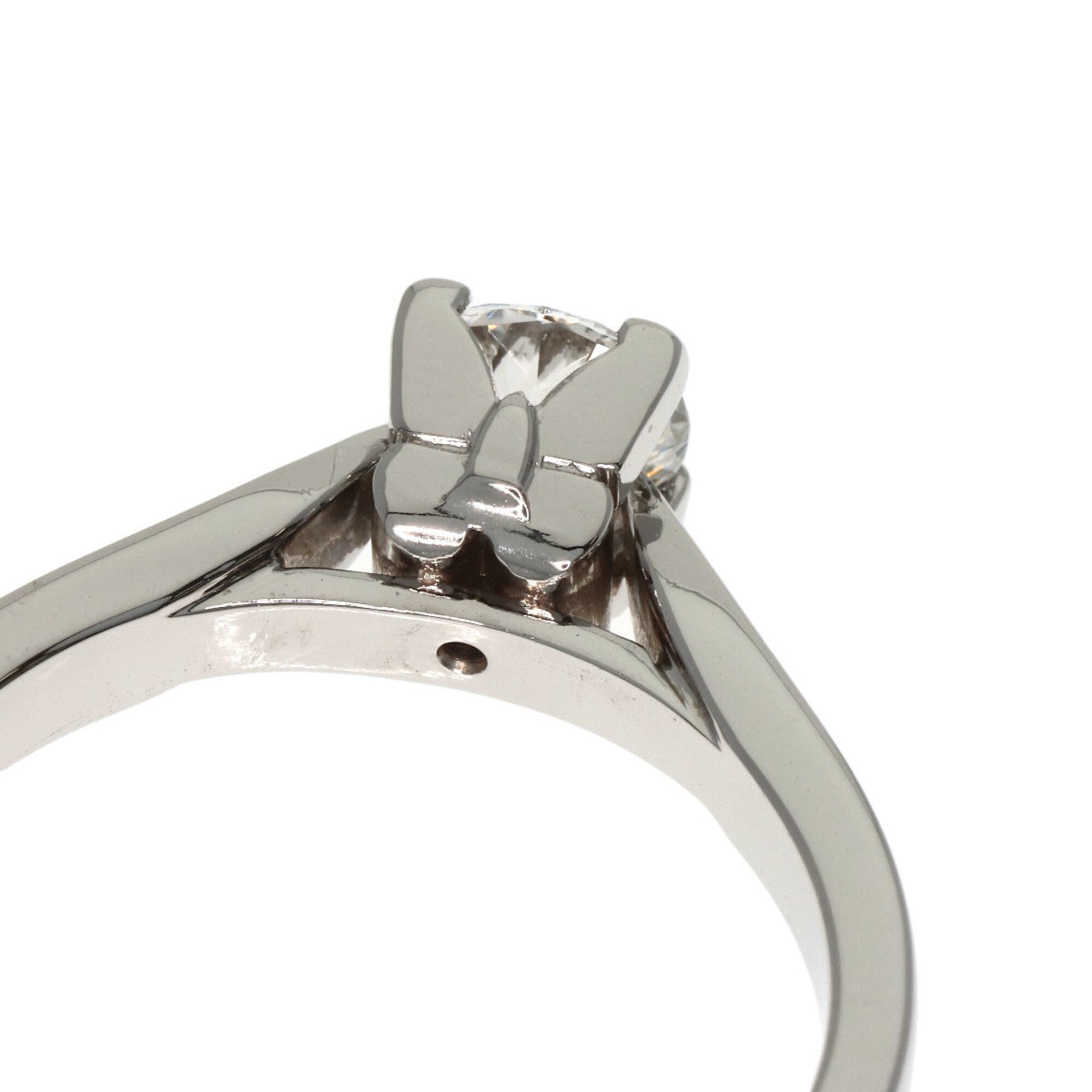Van Cleef & Arpels Platinum Platinum 950 Band Ring (Pre-Owned)