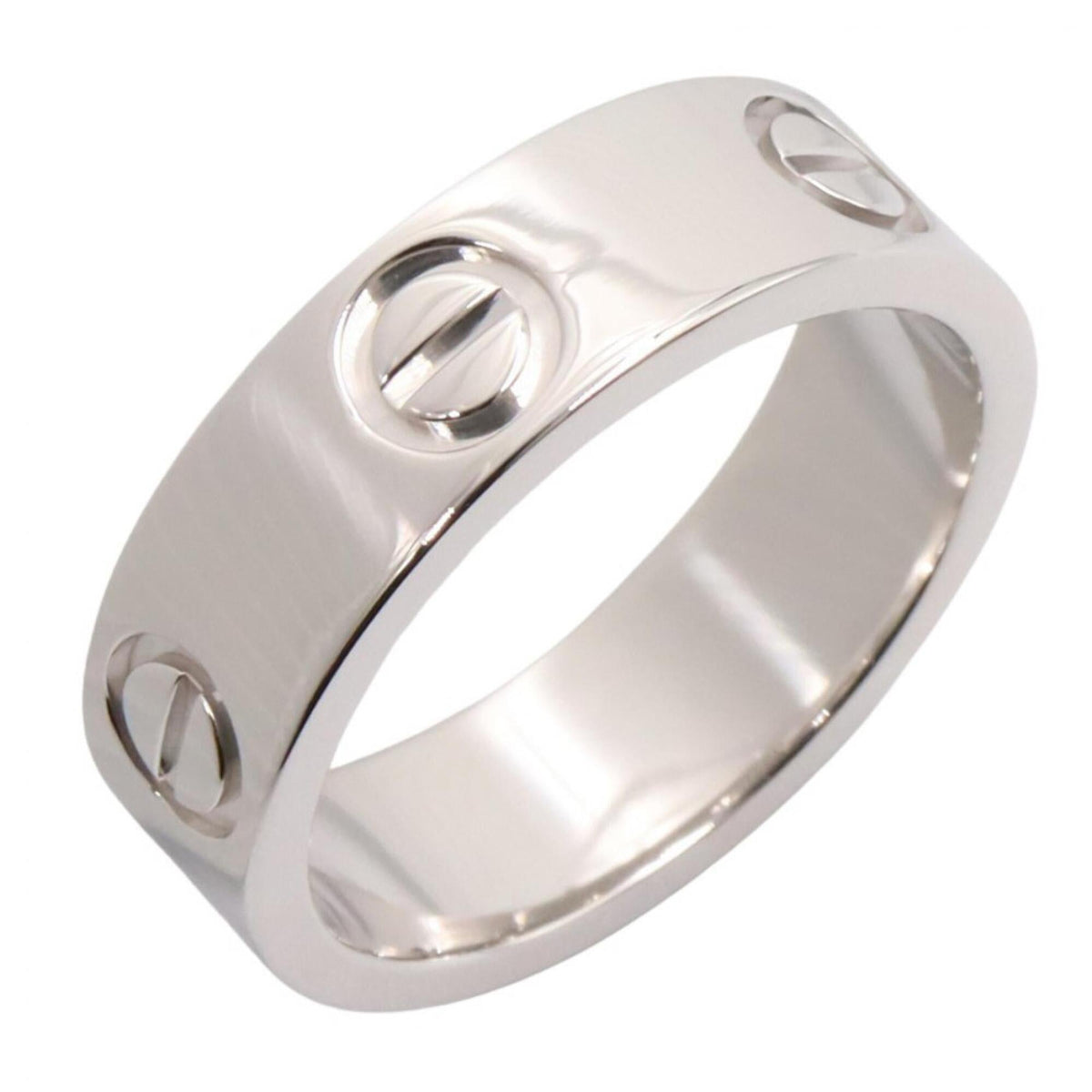 Cartier Silver White Gold (18K) Band Ring (Pre-Owned)