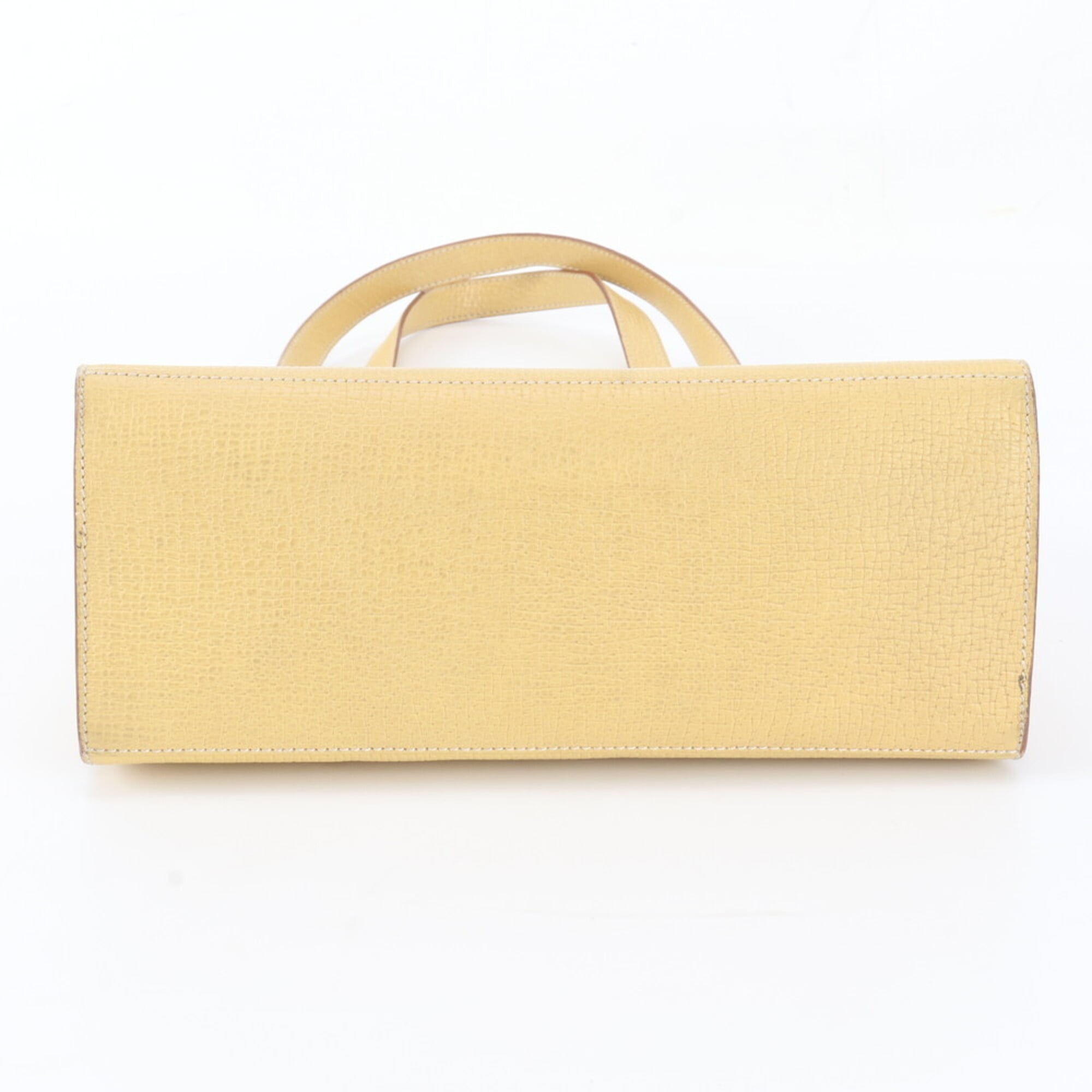 Loewe Yellow Leather Handbag Shoulder Bag Tote Bag (Pre-Owned)