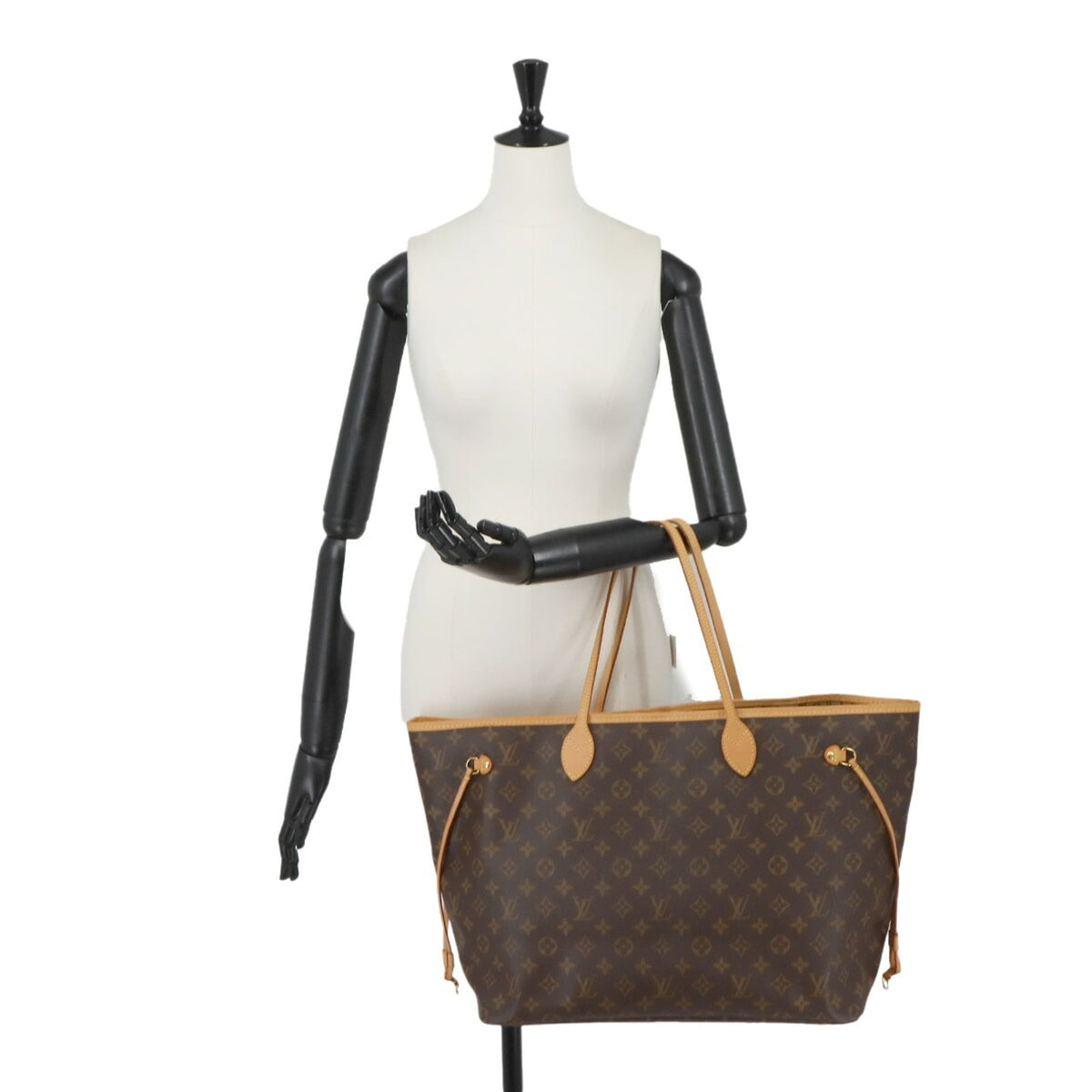 Louis Vuitton Beige Brown Monogram Monogram Handbag Tote Bag (Pre-Owned)