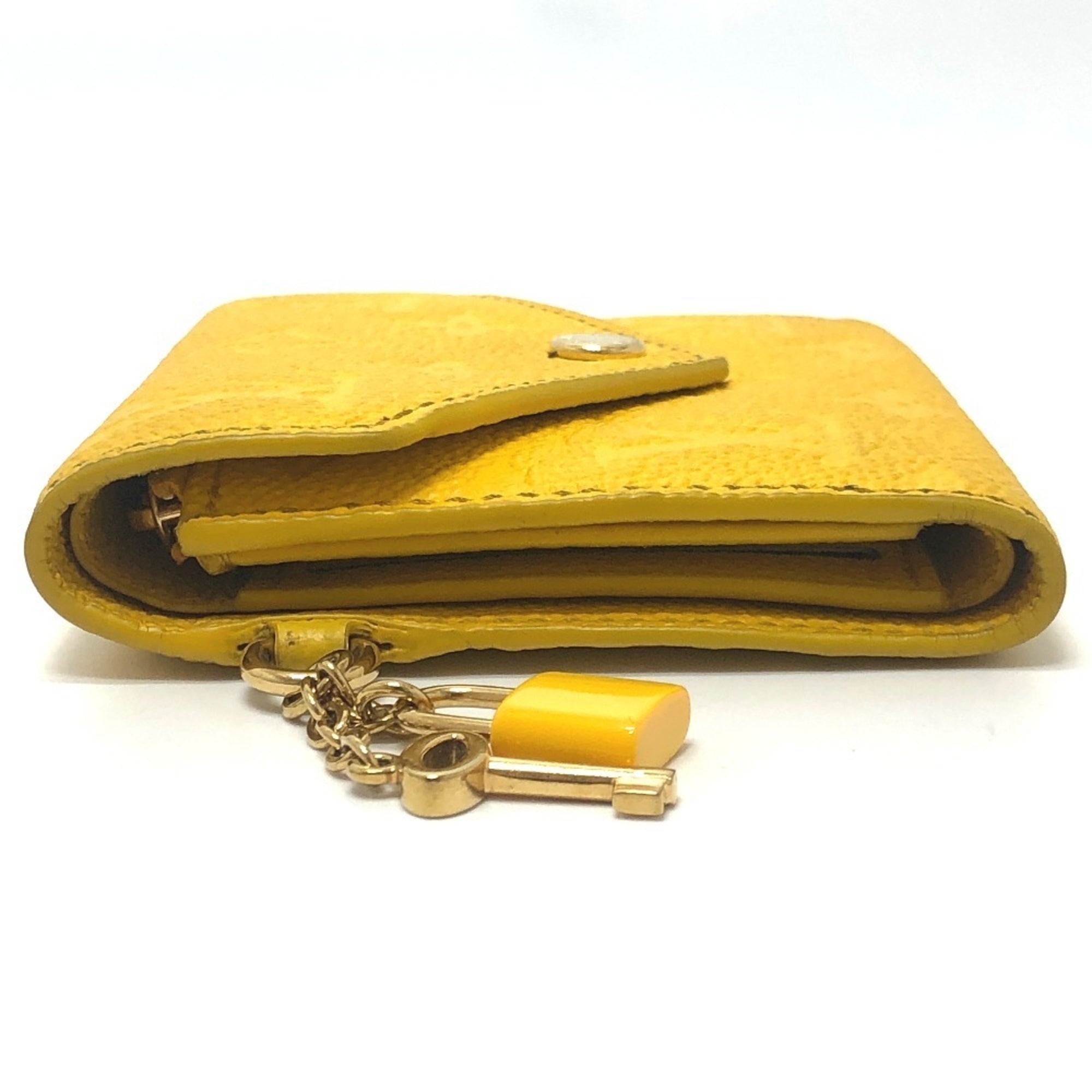 Louis Vuitton Yellow Monogram Empreinte Wallet (Tri-Fold) (Pre-Owned)