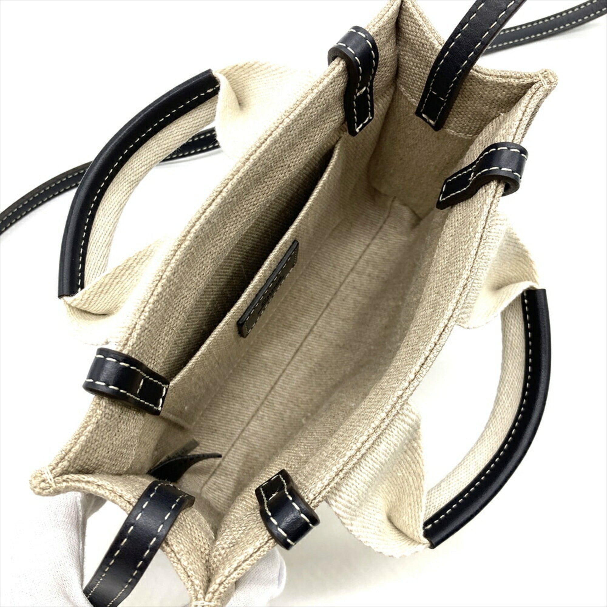 Chloé Beige Linen Shoulder Bag (Pre-Owned)