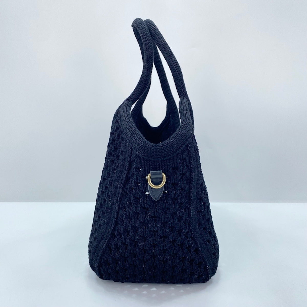Miu Miu Black Mesh Handbag (Pre-Owned)