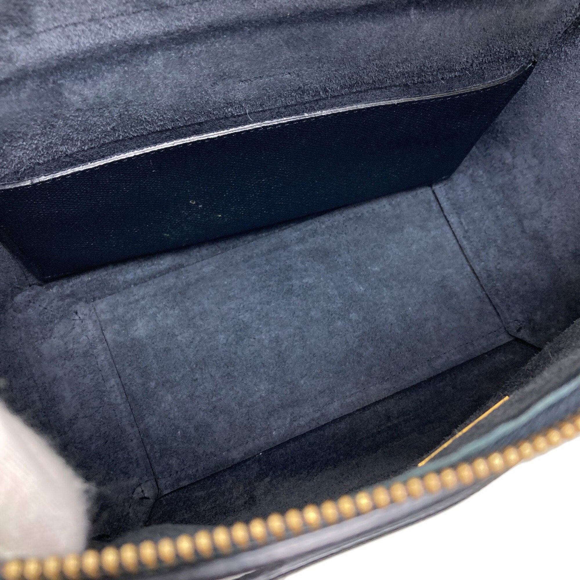 Celine Navy Leather Handbag (Pre-Owned)