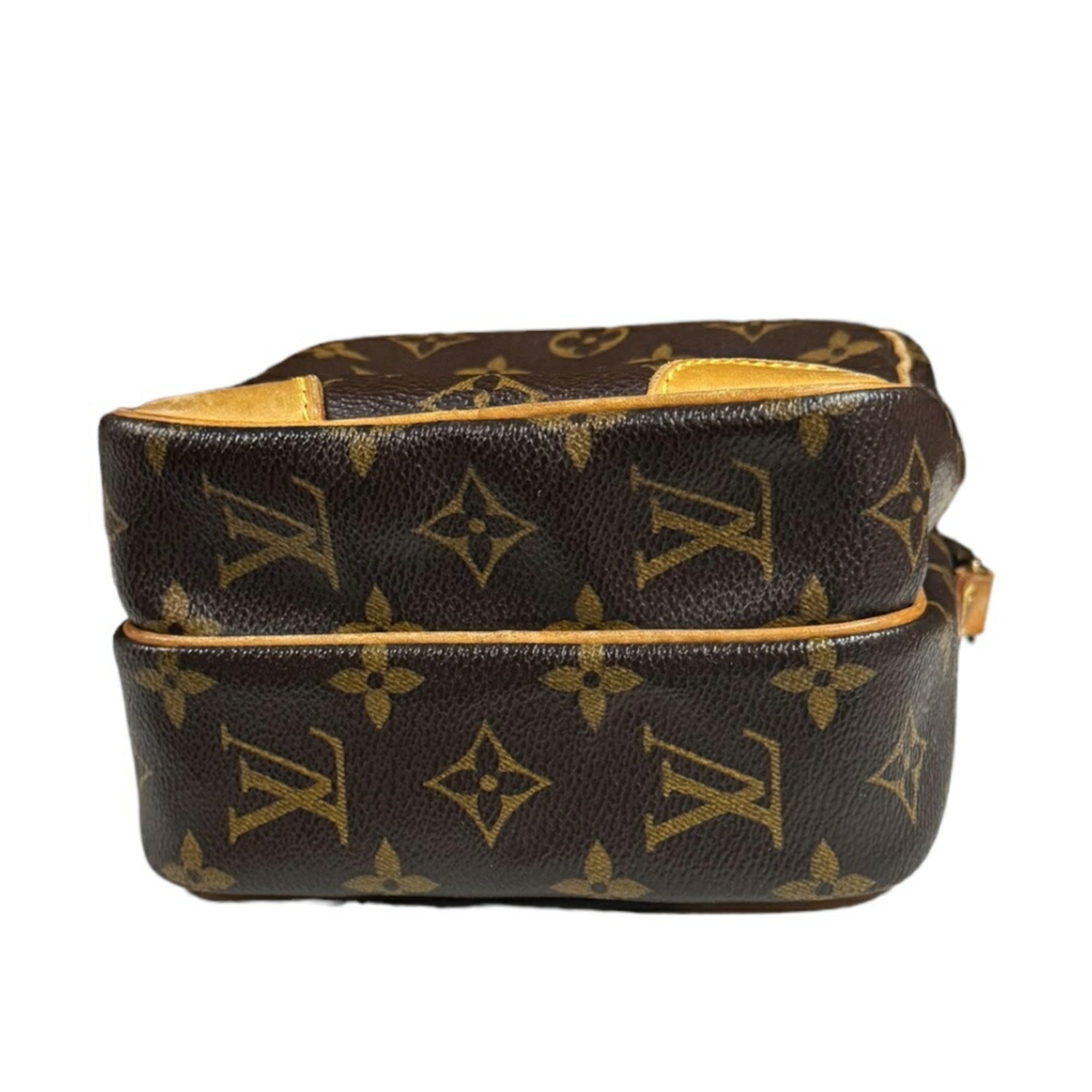 Louis Vuitton Brown Monogram Canvas Shoulder Bag (Pre-Owned)