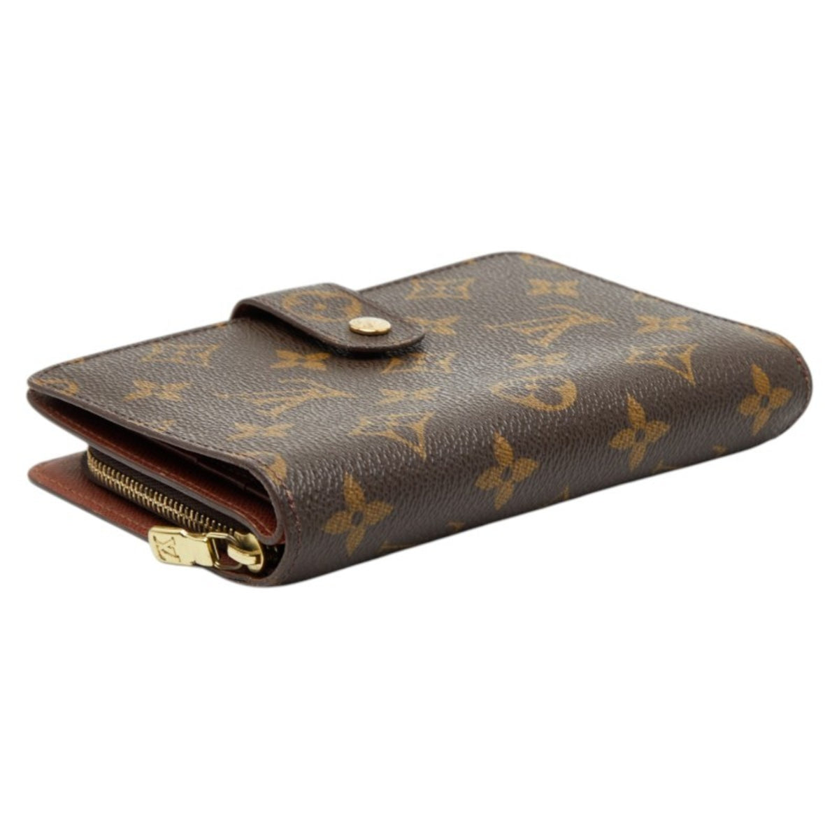 Louis Vuitton Brown Pvc Leather Wallet (Bi-Fold) (Pre-Owned)