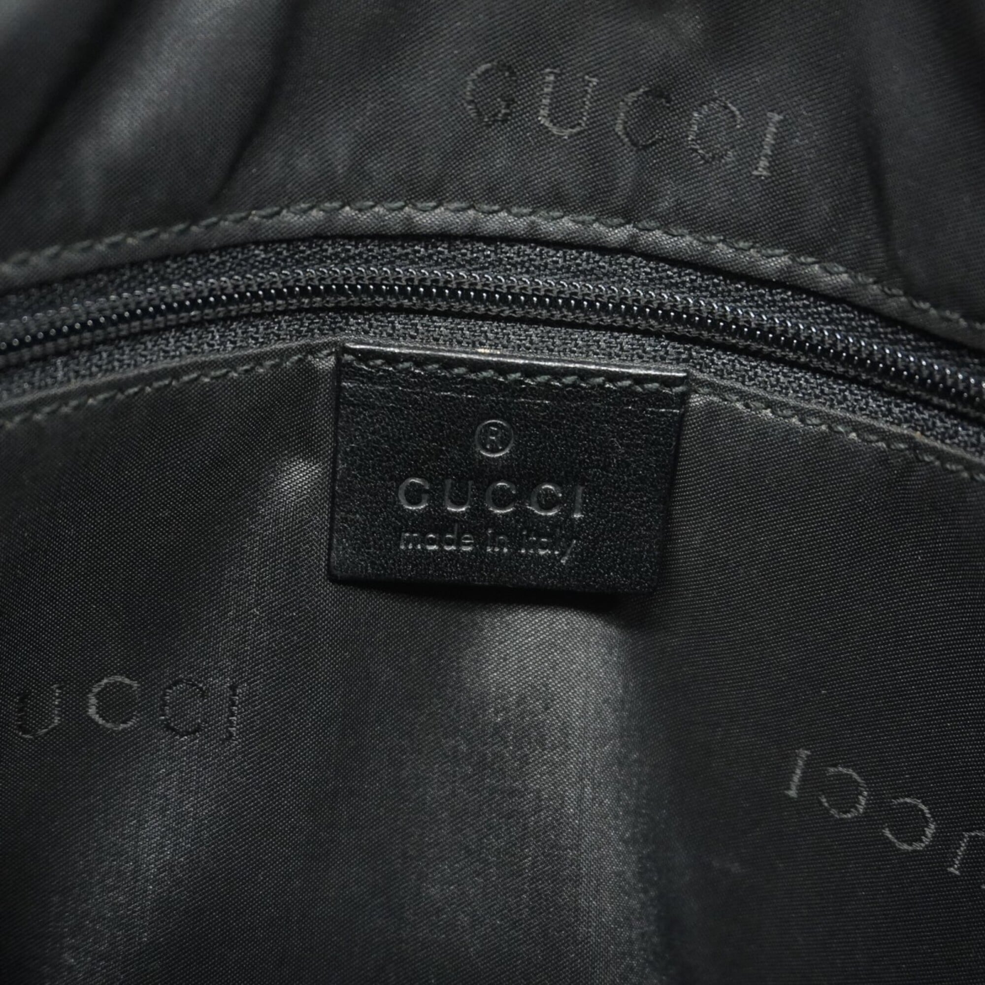 Gucci Black Canvas Handbag (Pre-Owned)