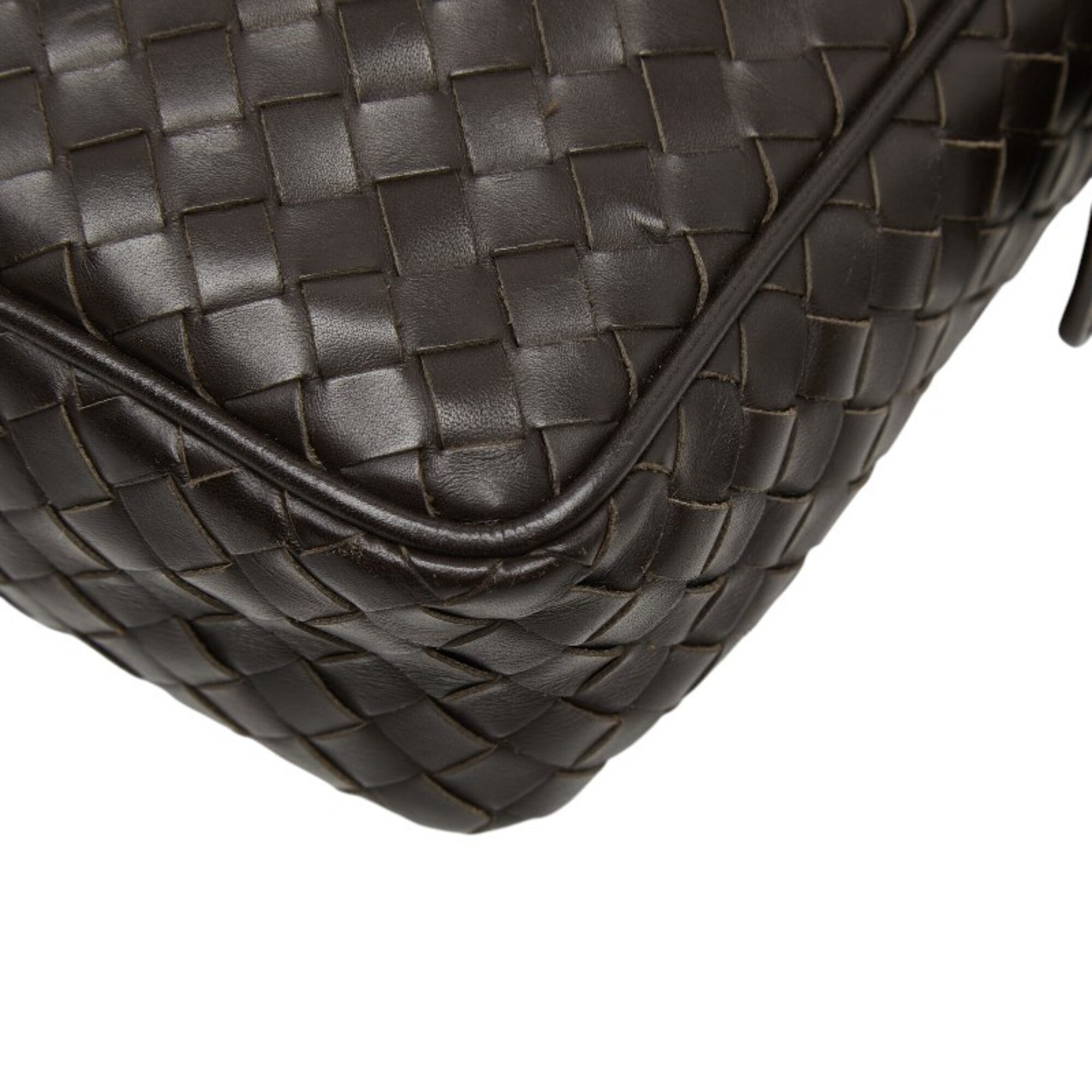 Bottega Veneta Brown Leather Shoulder Bag (Pre-Owned)