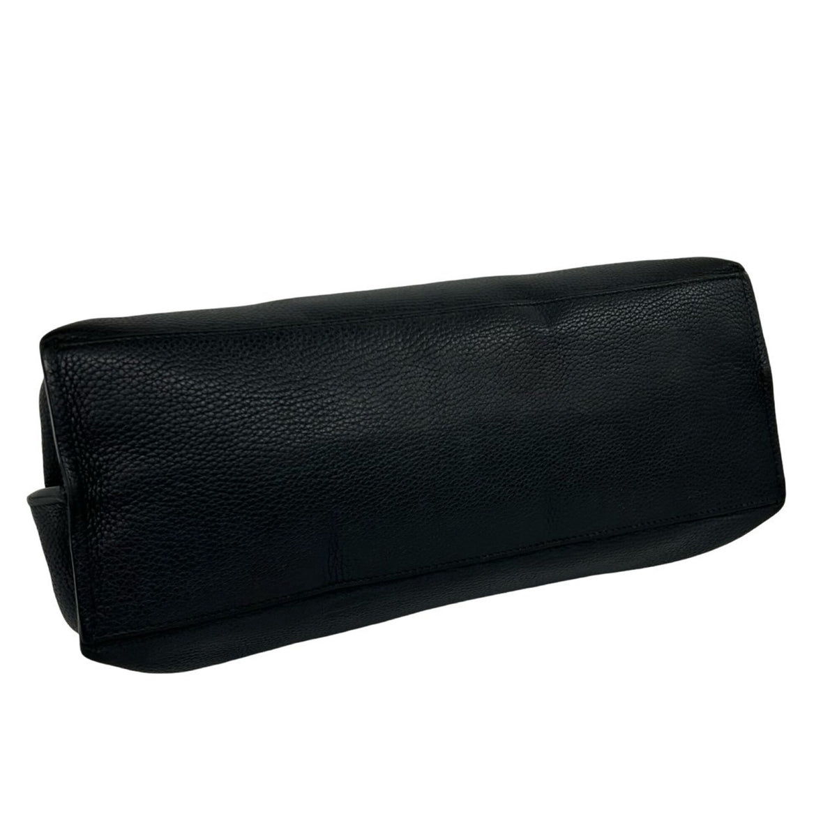 Gucci Black Leather Handbag Shoulder Bag Tote Bag (Pre-Owned)