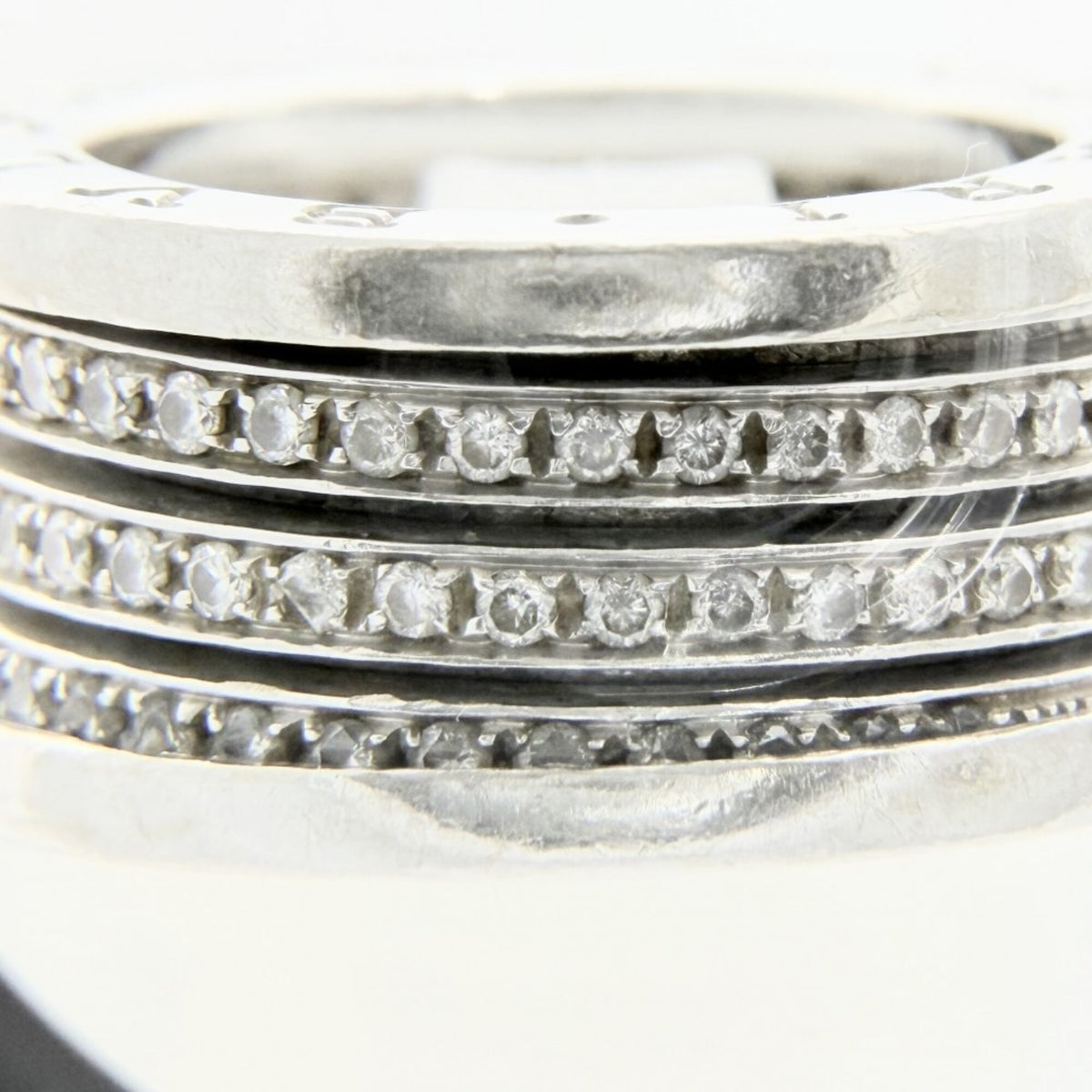 Bvlgari White Gold (18K) Band Ring (Pre-Owned)