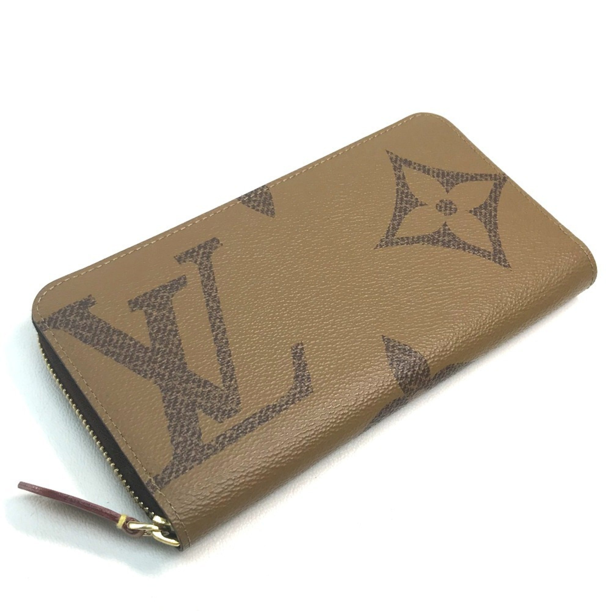Louis Vuitton Monogram Reverse Brown Monogram Reverse Long Wallet (Bi-Fold) (Pre-Owned)