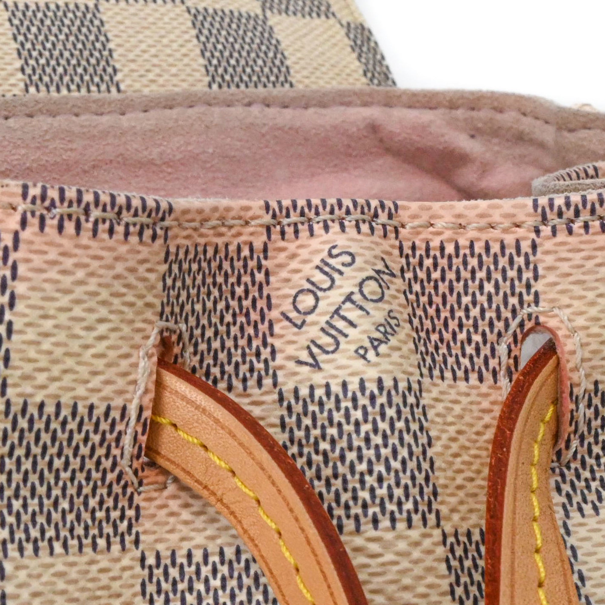 Louis Vuitton Damier Azur White Damier Azur Backpack (Pre-Owned)